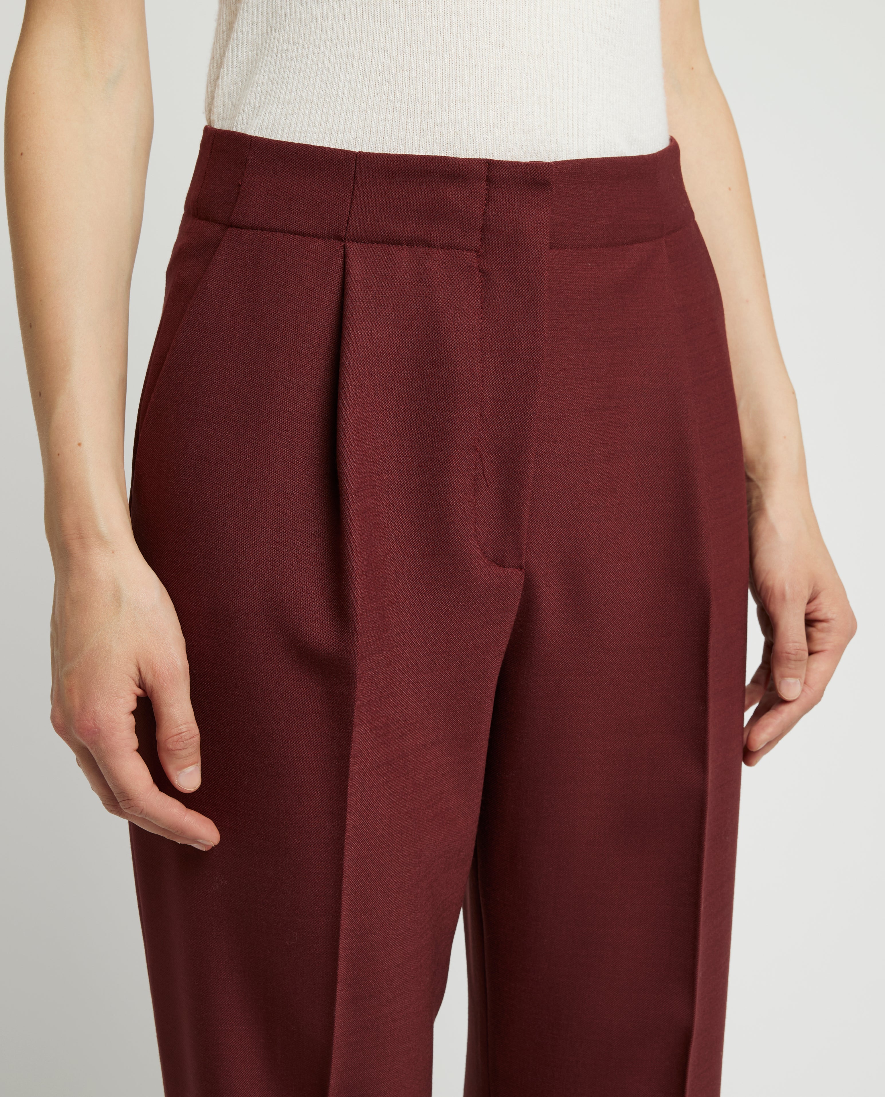 Rechte broek - Paars