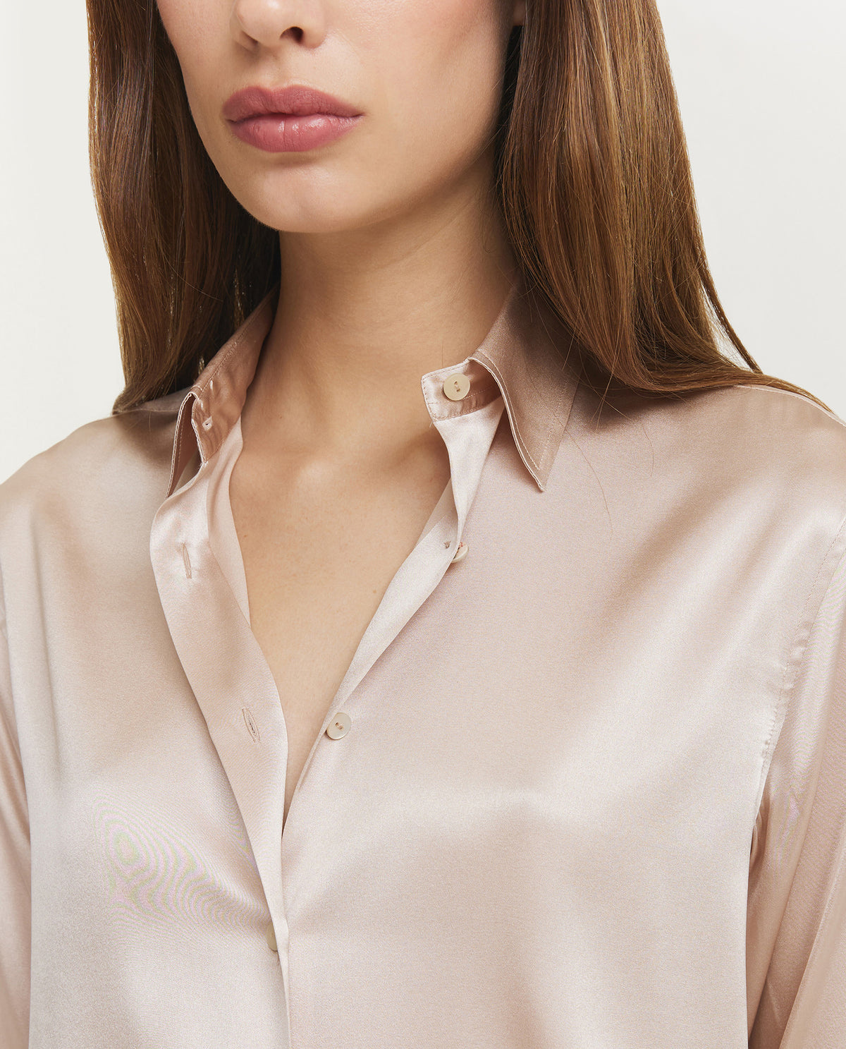 Zijden Marta Blouse - Ecru