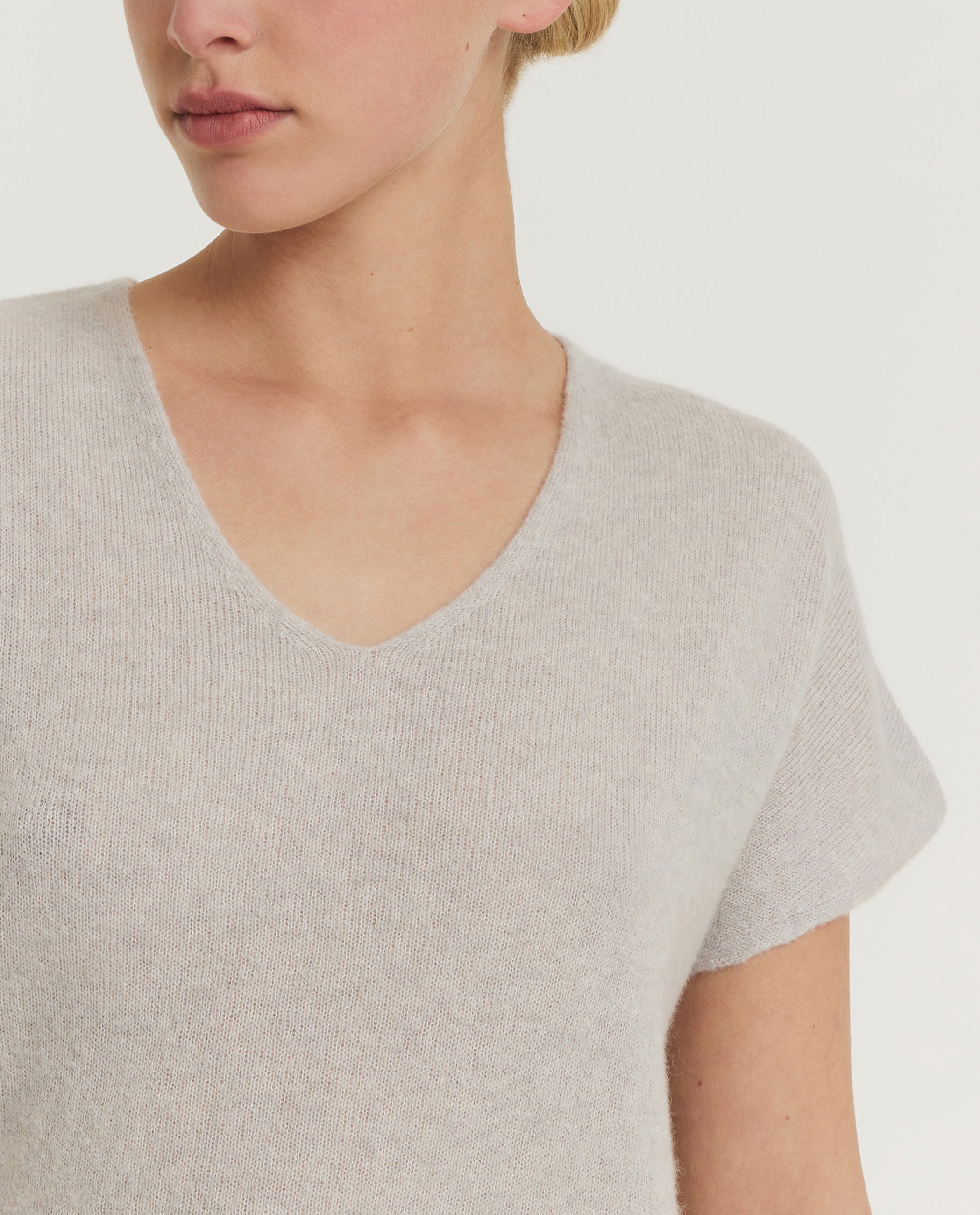 Cashmere V-Neck Top