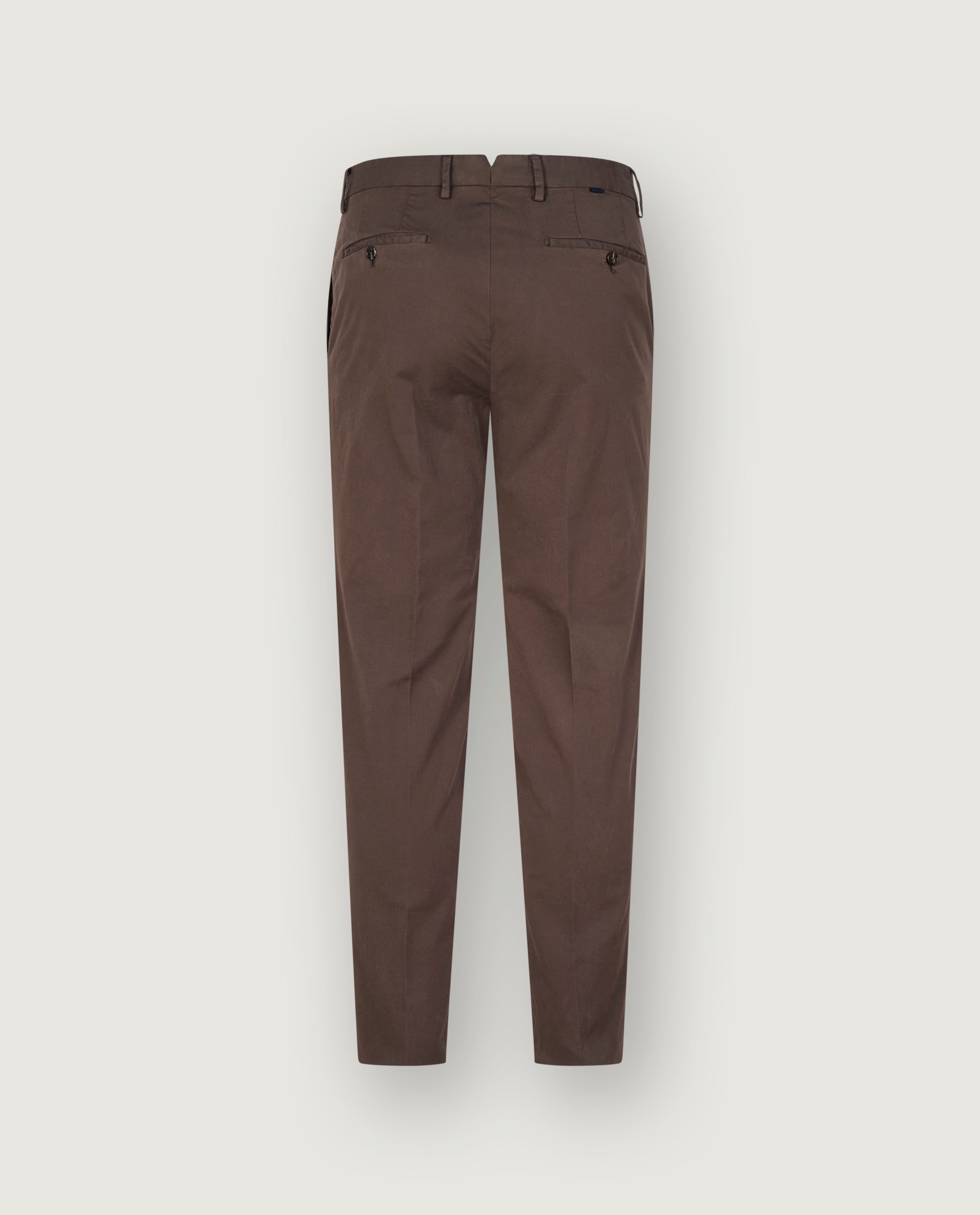 Katoen Stretch Chino - Bruin