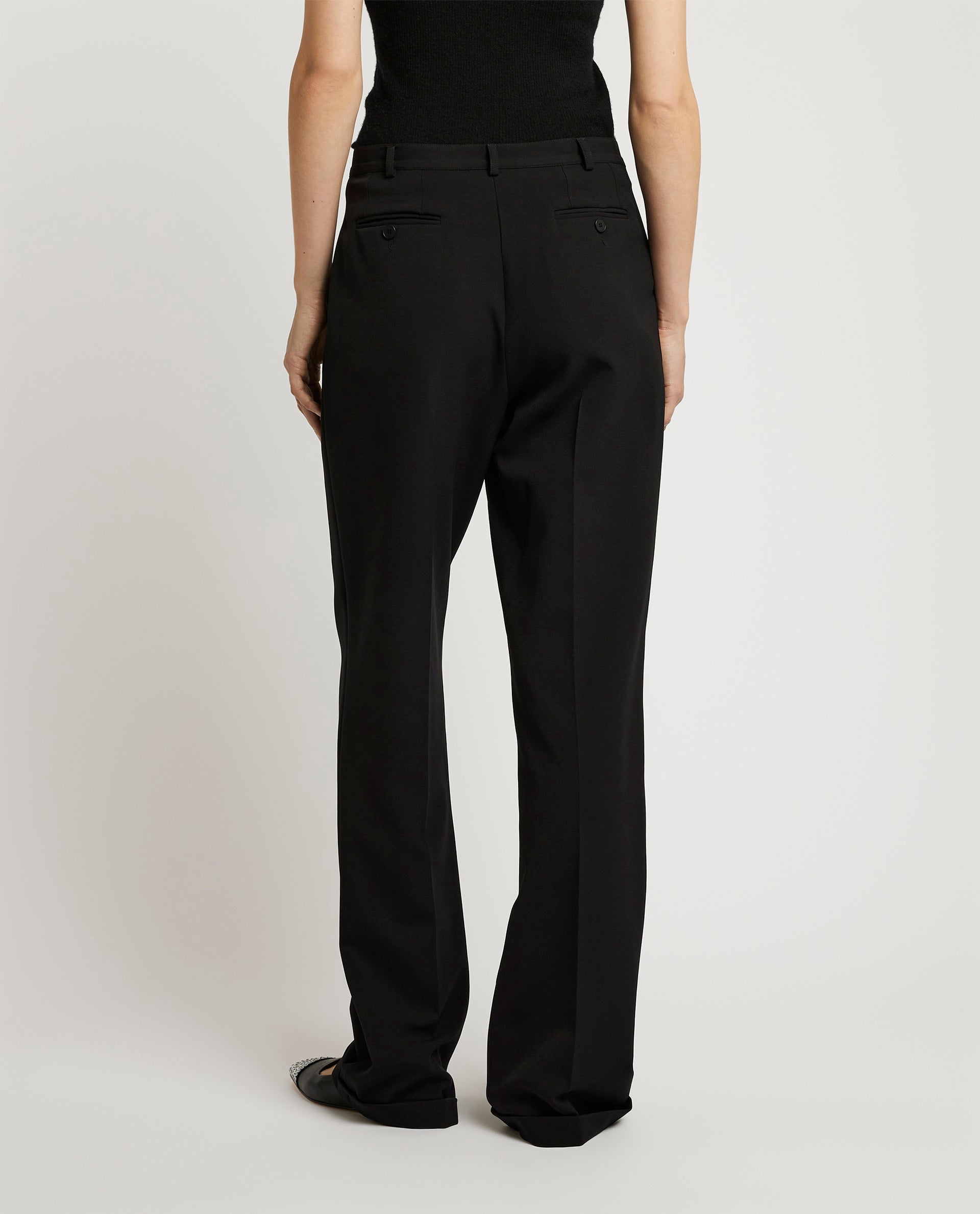 Wide leg trousers