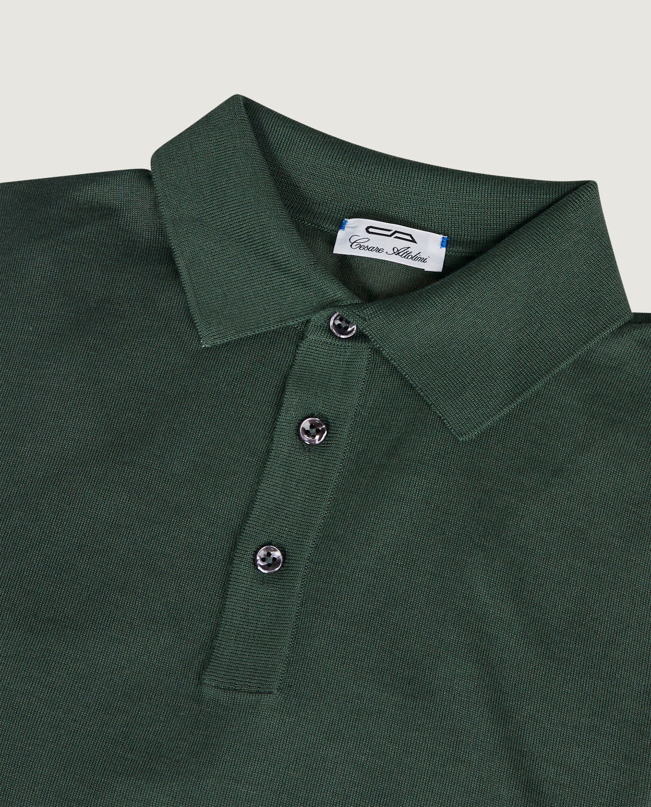 Cashmere Polo - Groen