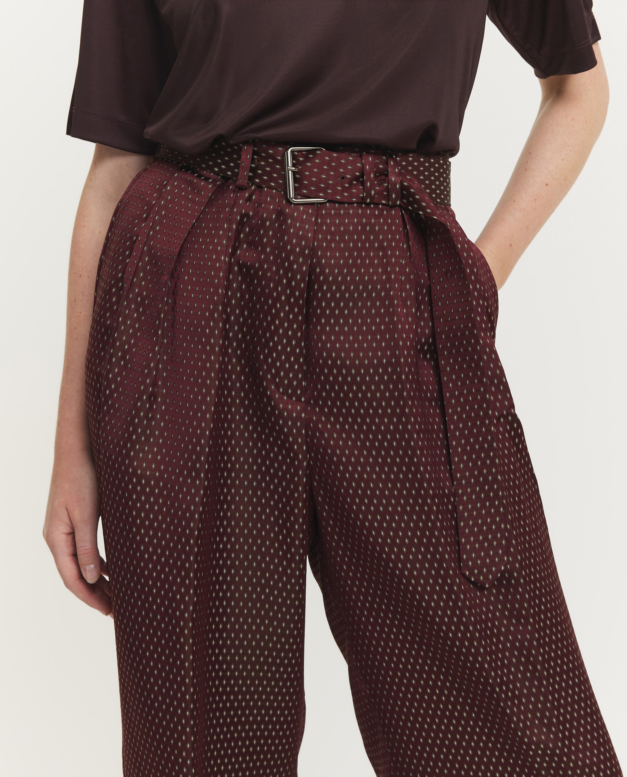 Smooth Printed Trousers