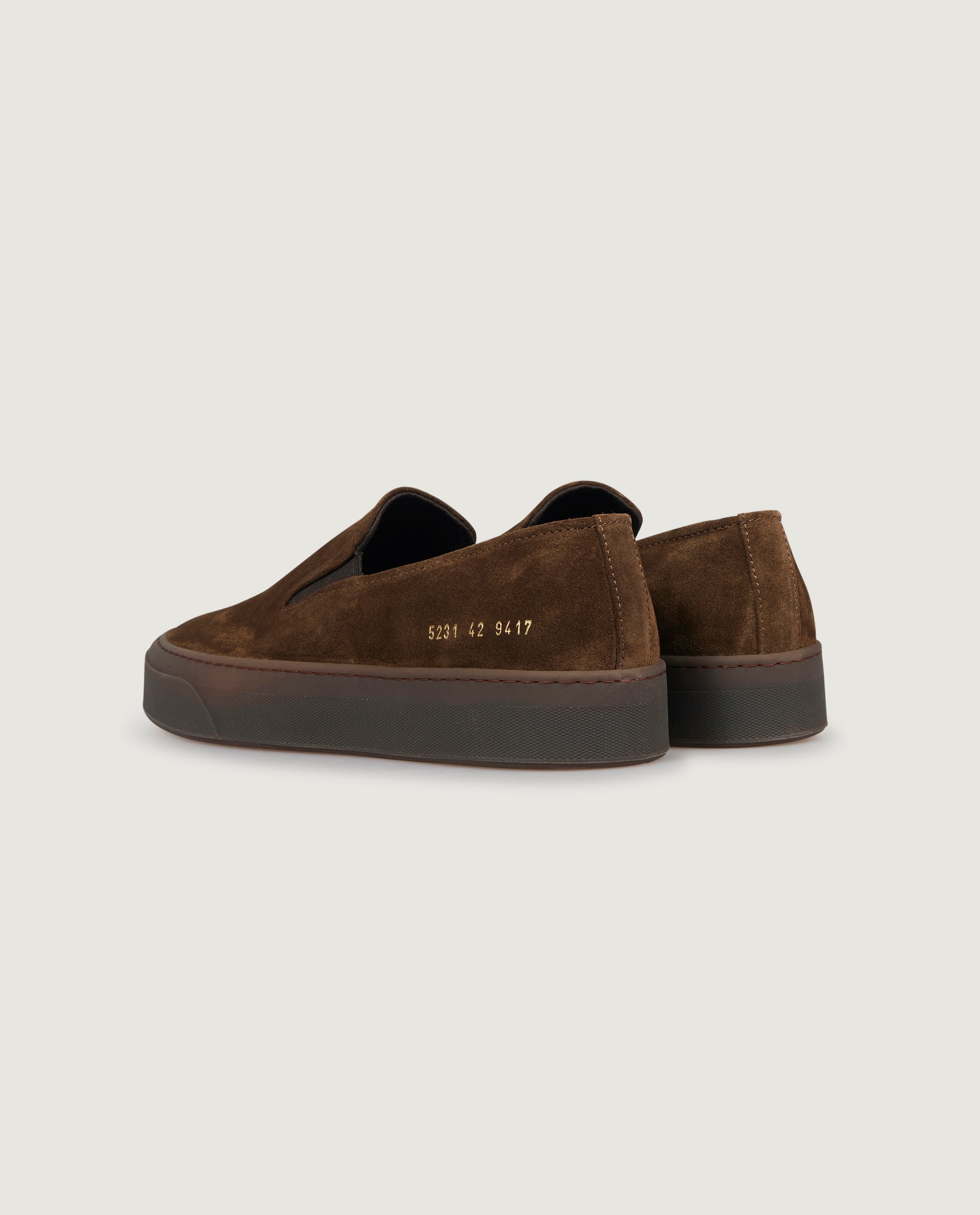 Suede Slip On Sneakers - Bruin