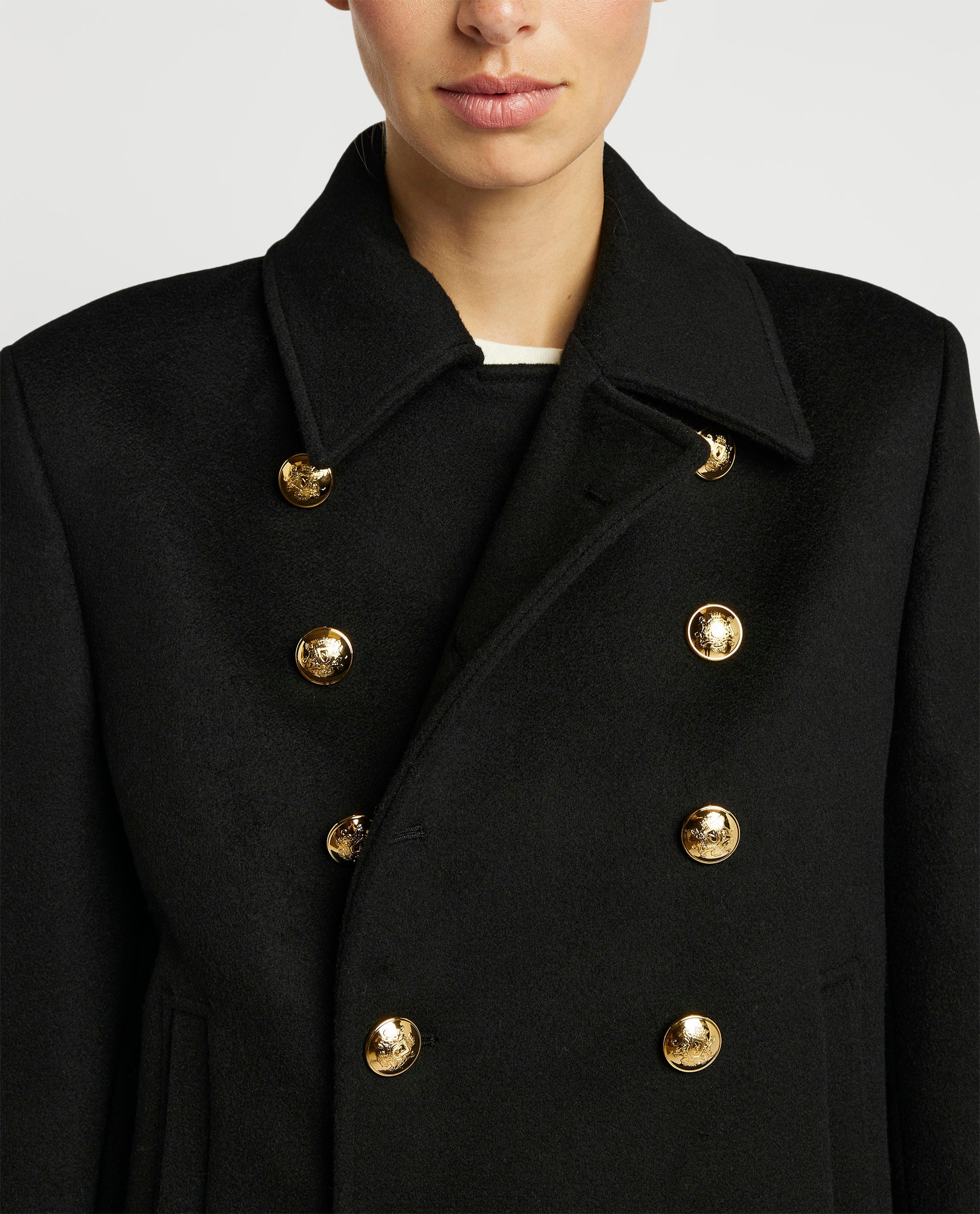 Short wool coat