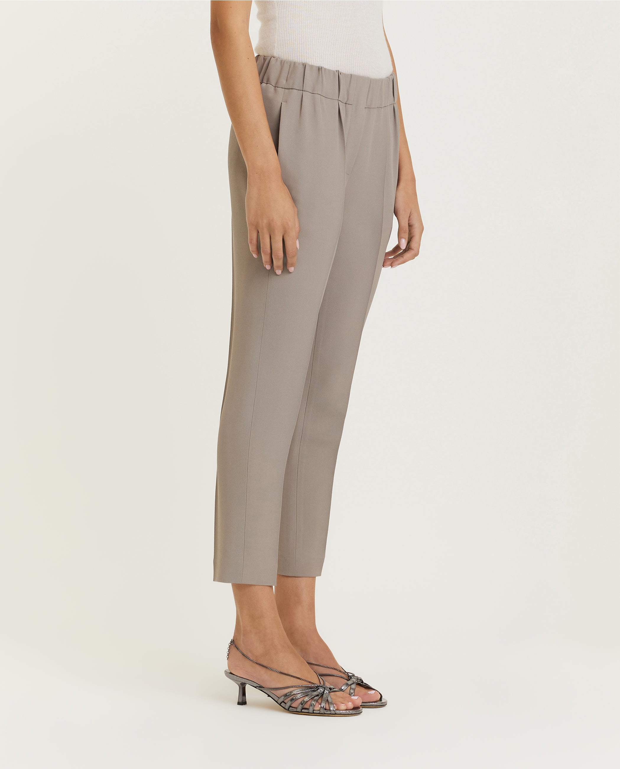 Straight leg trousers
