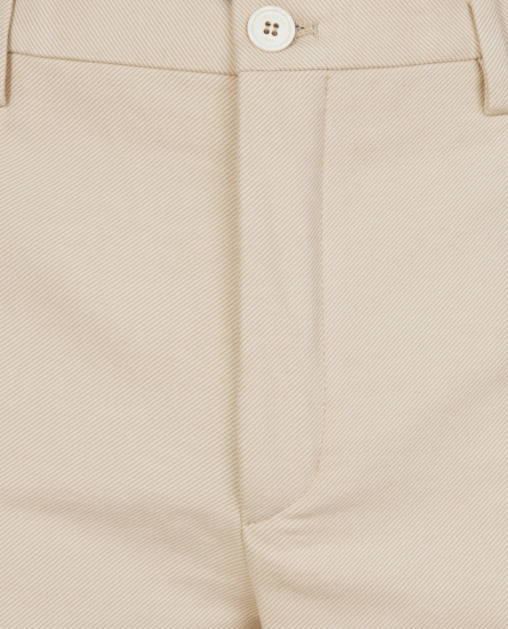 Flannel broek - Ecru