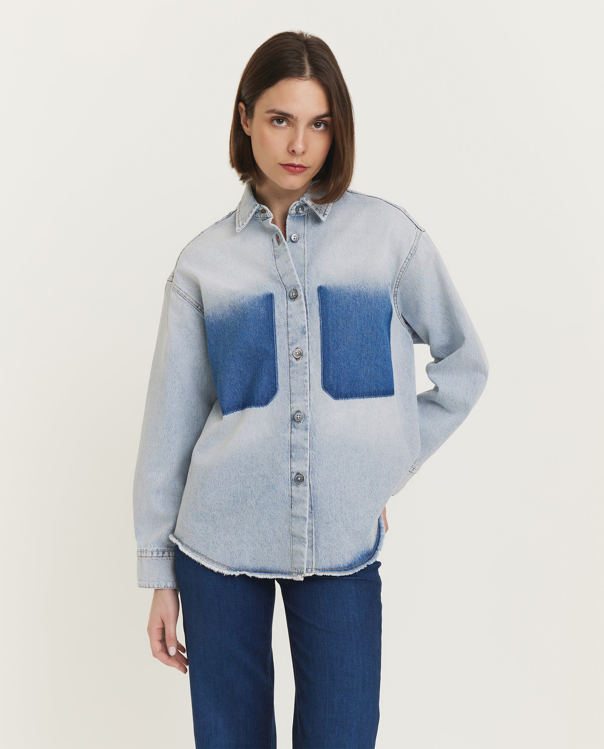 Katoenen overshirt