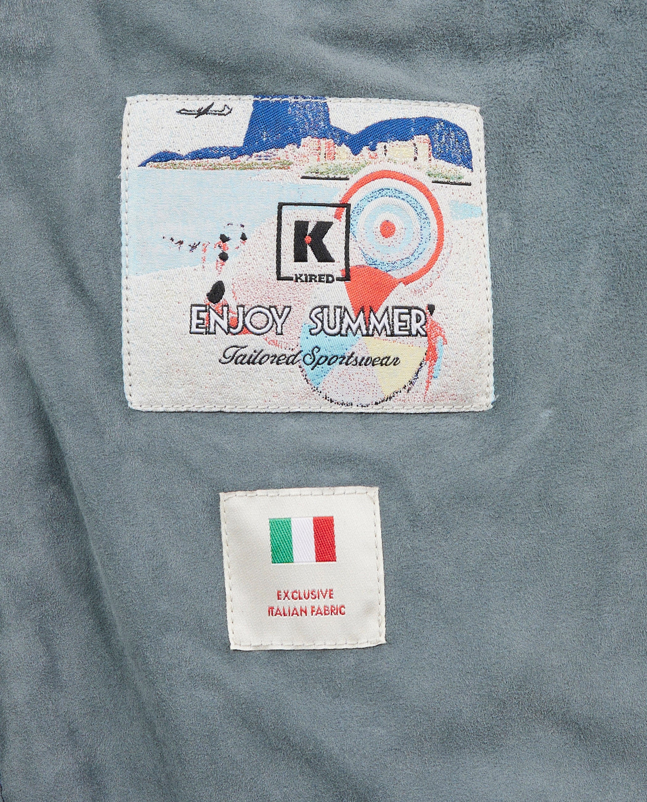 Suede Overshirt - Lichtblauw