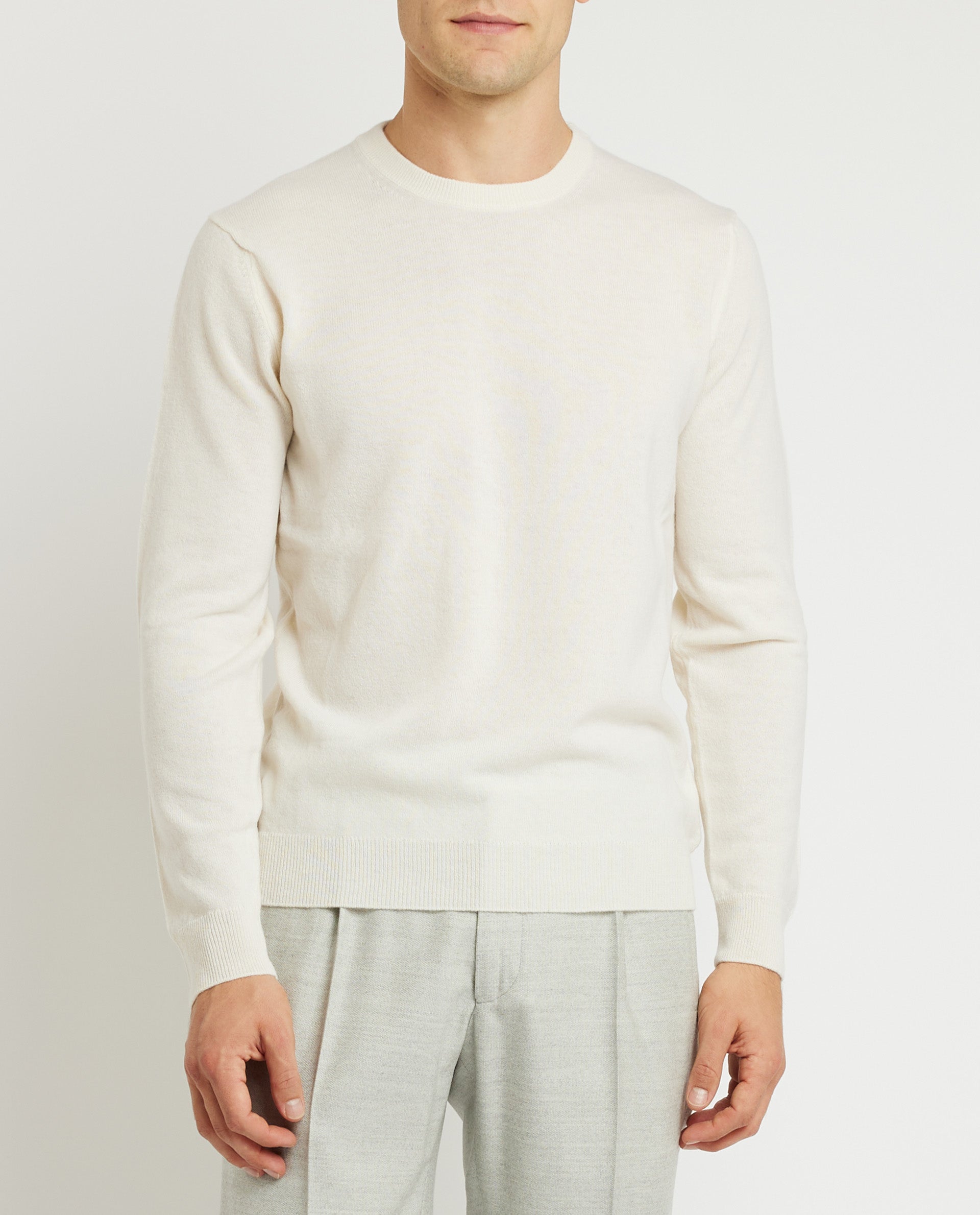 Wol Cashmere Trui - Wit
