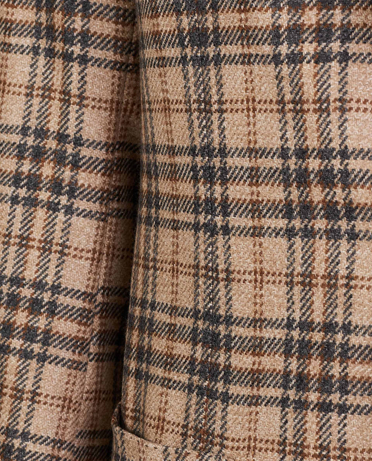 Checked Cashmere Jacket