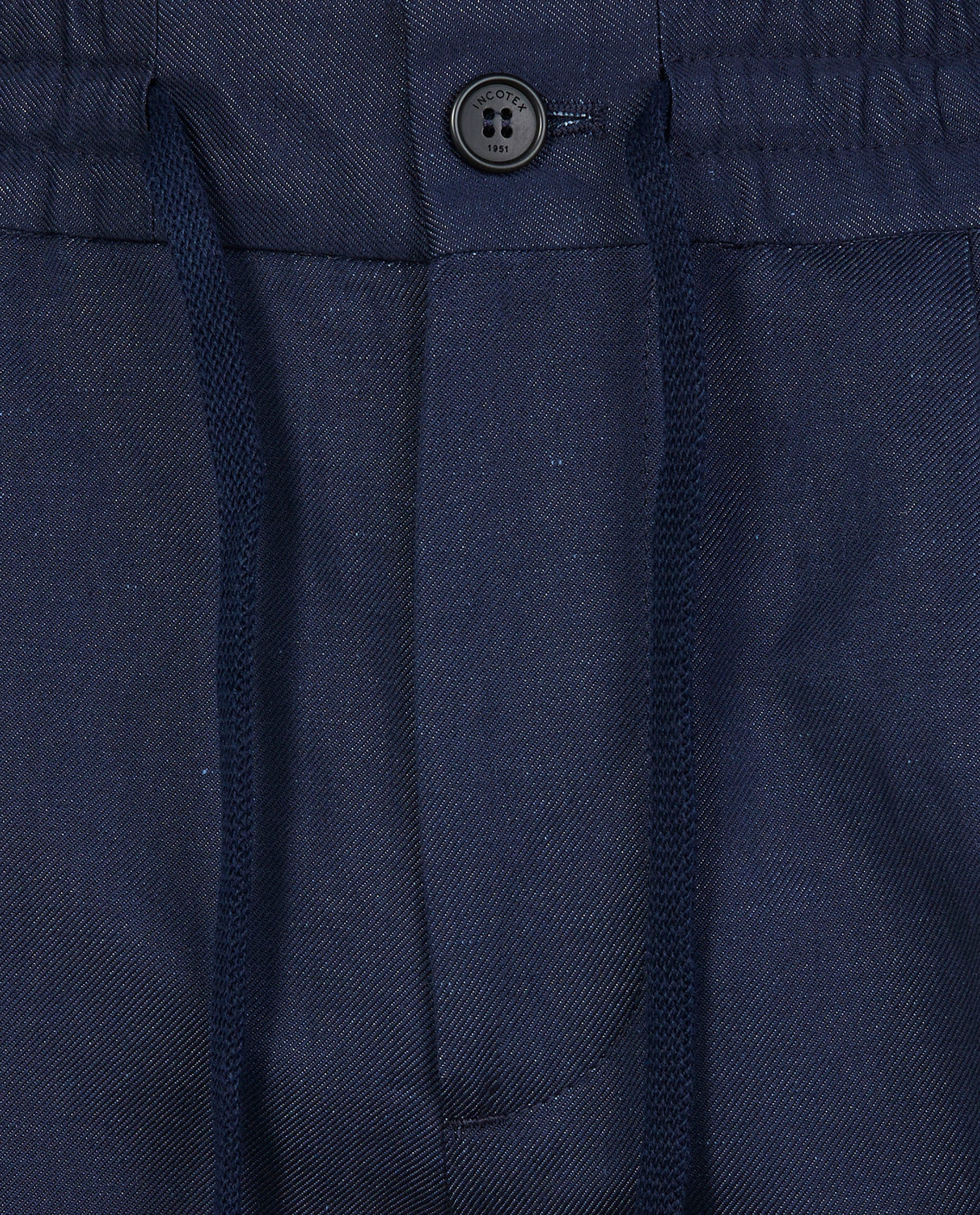 Pleated Cotton Shorts