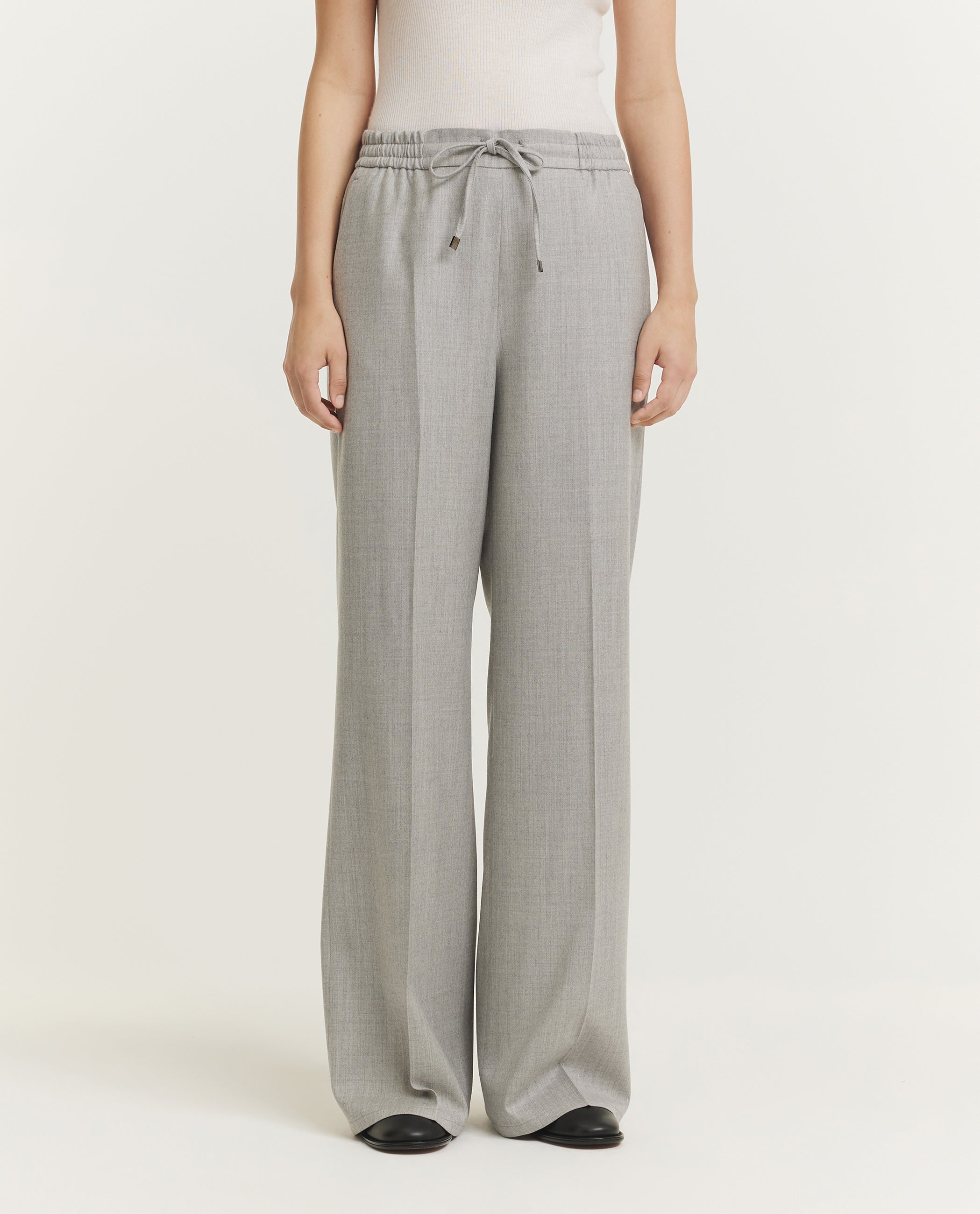 Wol Cashmere Patrizia Jogger - Lichtgrijs