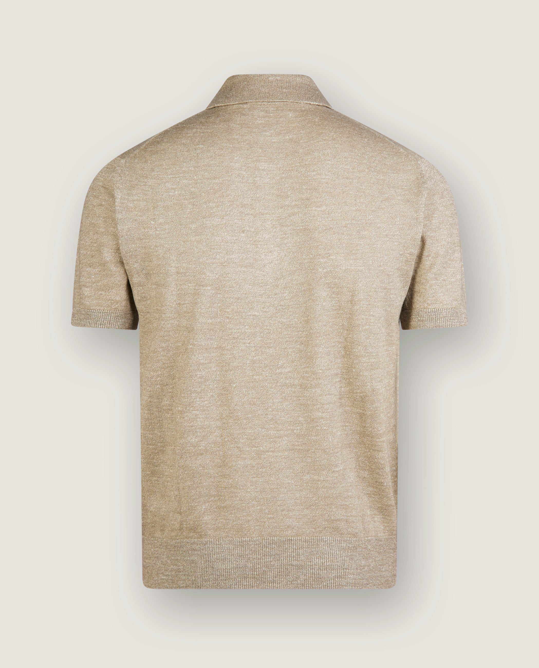 Cashmere Mix Polo - Lichtbruin