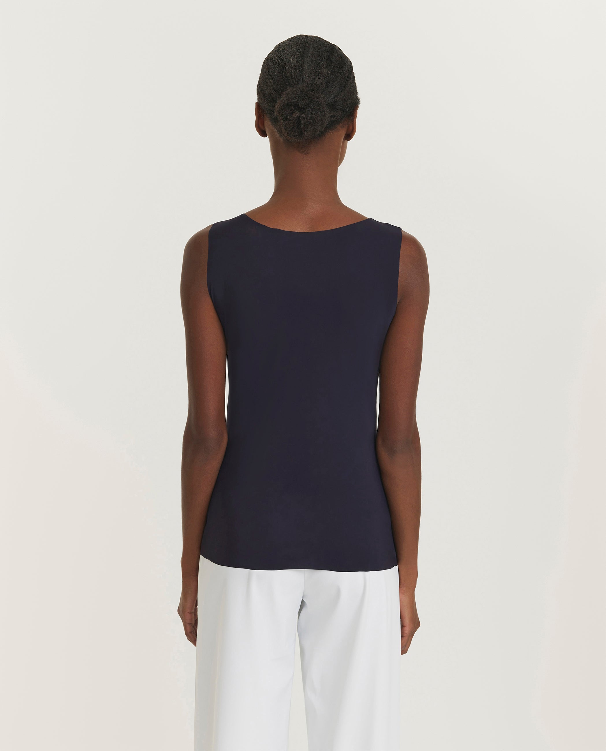 Mouwloze top - Donkerblauw