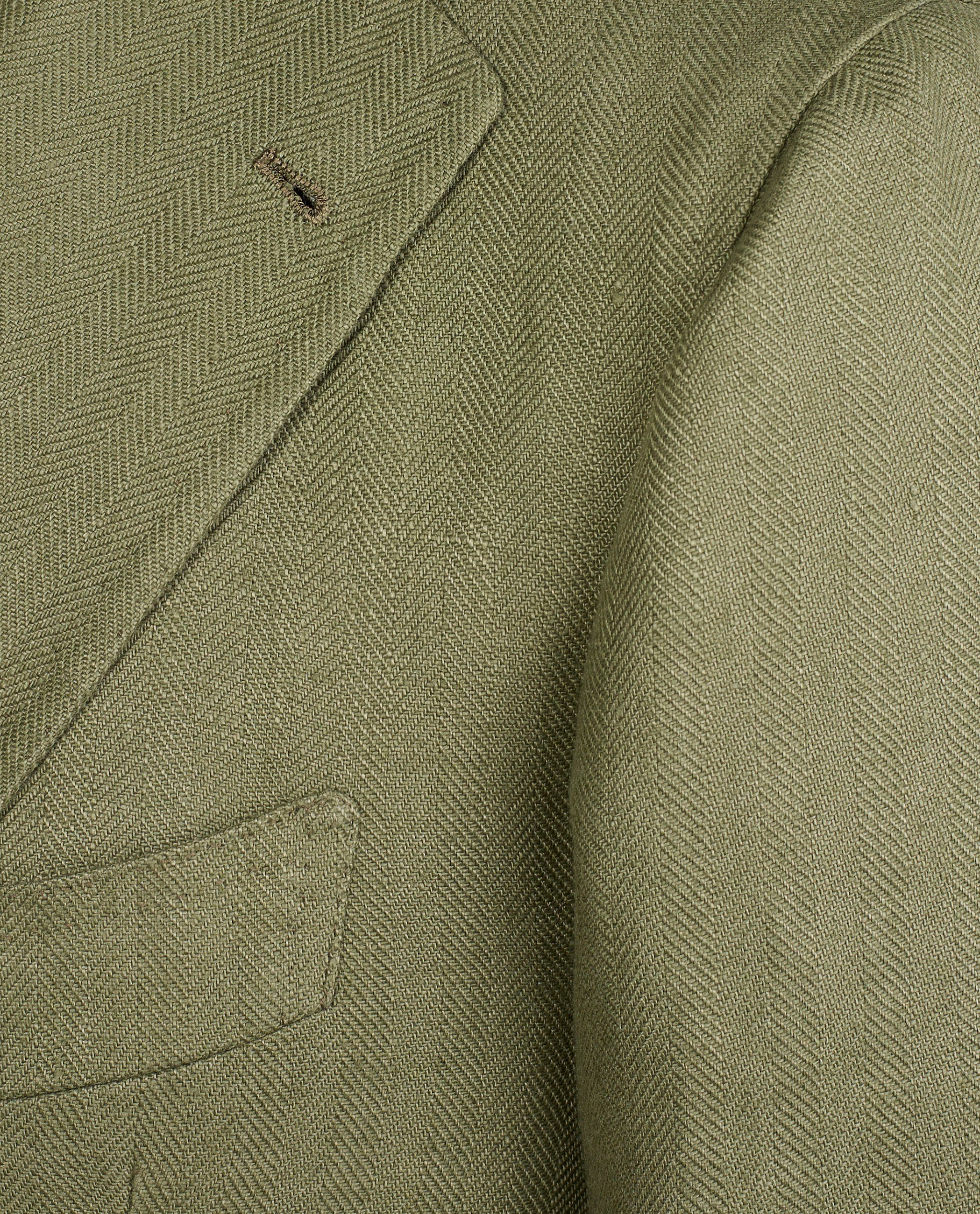 Linen Herringbone Jacket