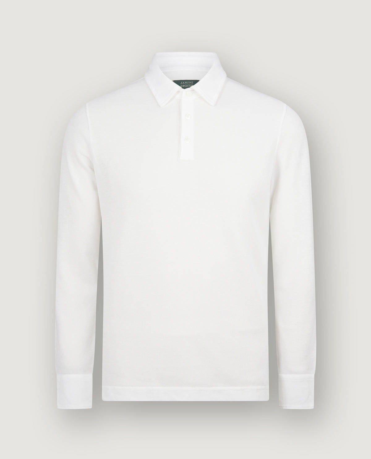 Pique Ice Cotton Polo - Wit