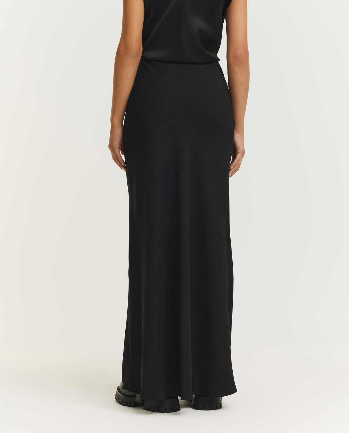 Lange Vloeiende Rok - Zwart