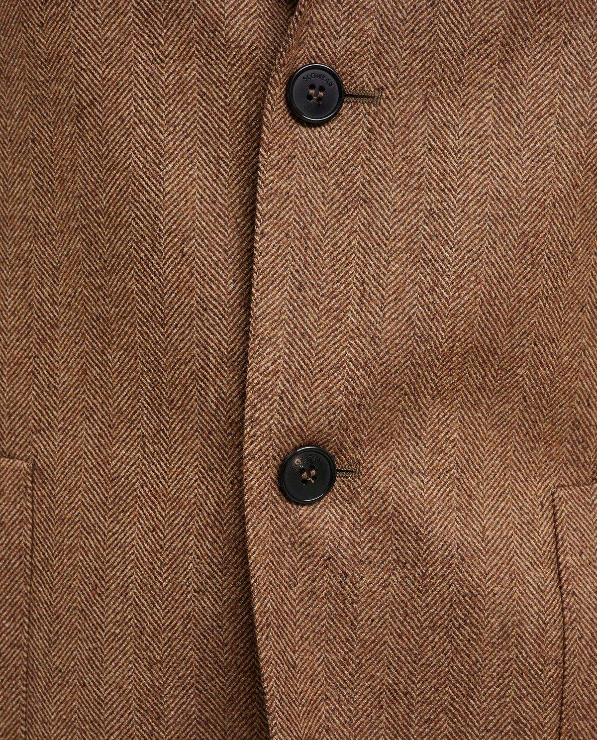 Visgraat Jasje - Lichtbruin