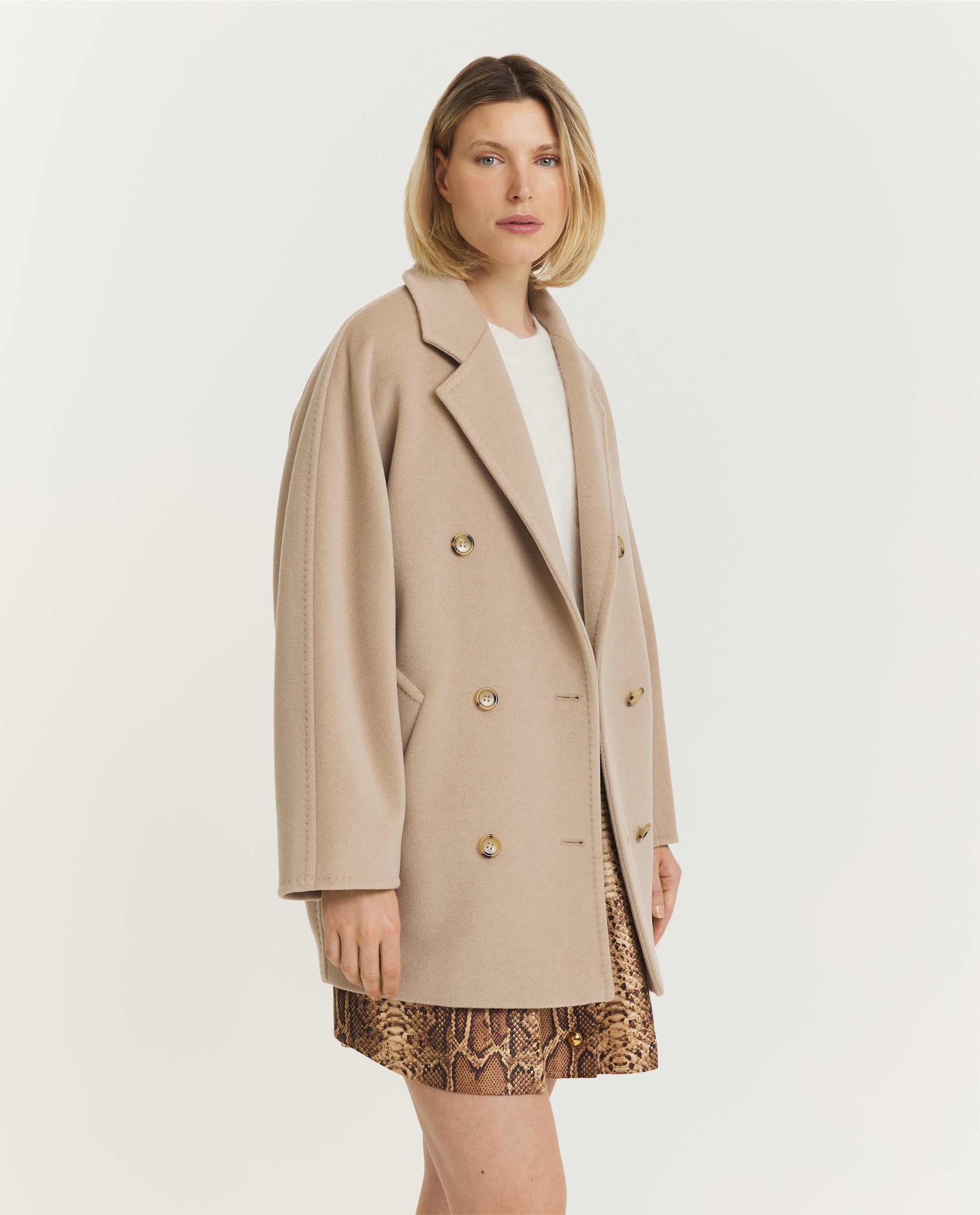 Wool Cashmere Rebus Coat