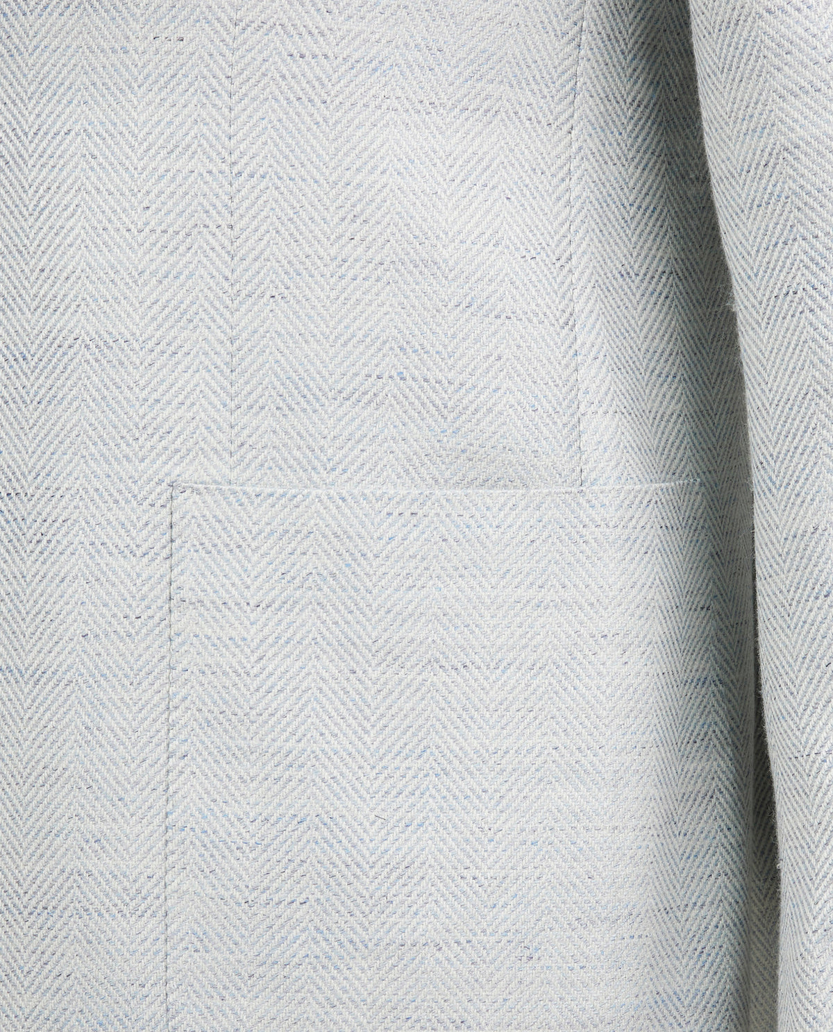 Visgraat Jasje - Lichtblauw