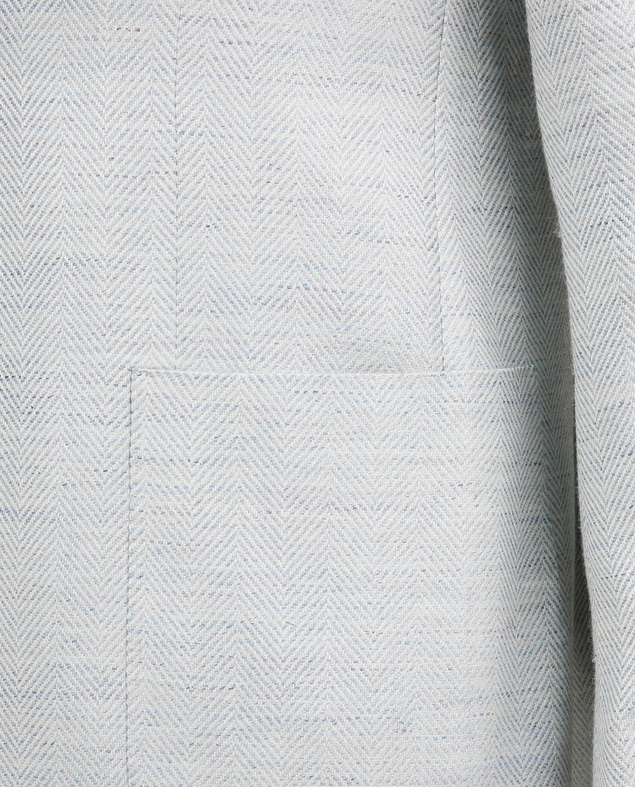 Visgraat Jasje - Lichtblauw