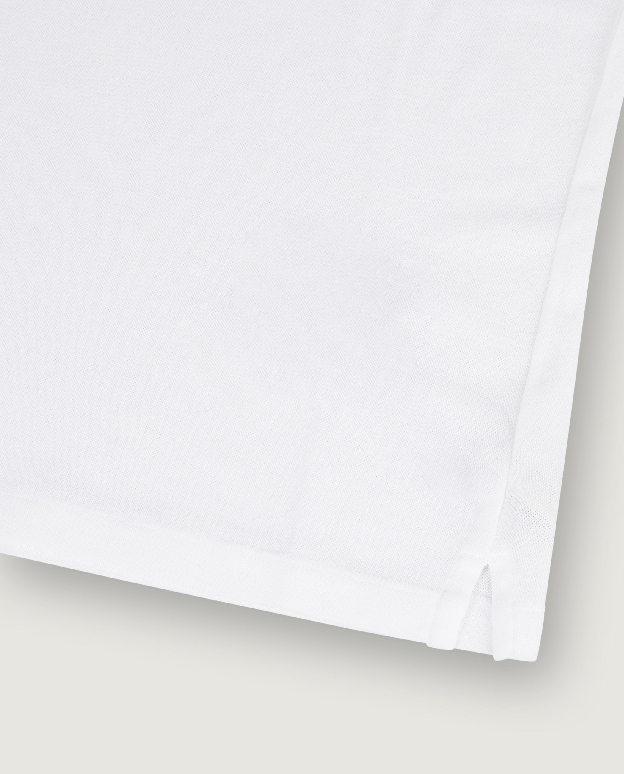 Ice Cotton Pique T-Shirt - Wit