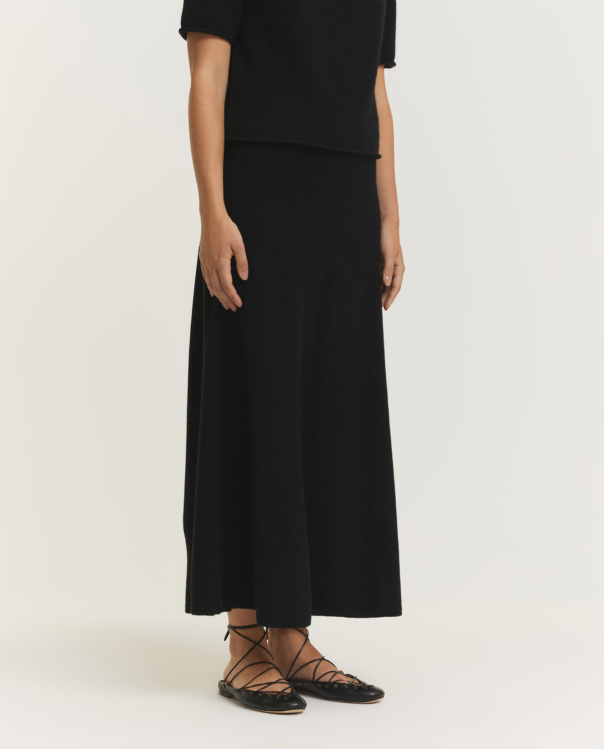 Cashmere Torie Rok - Zwart