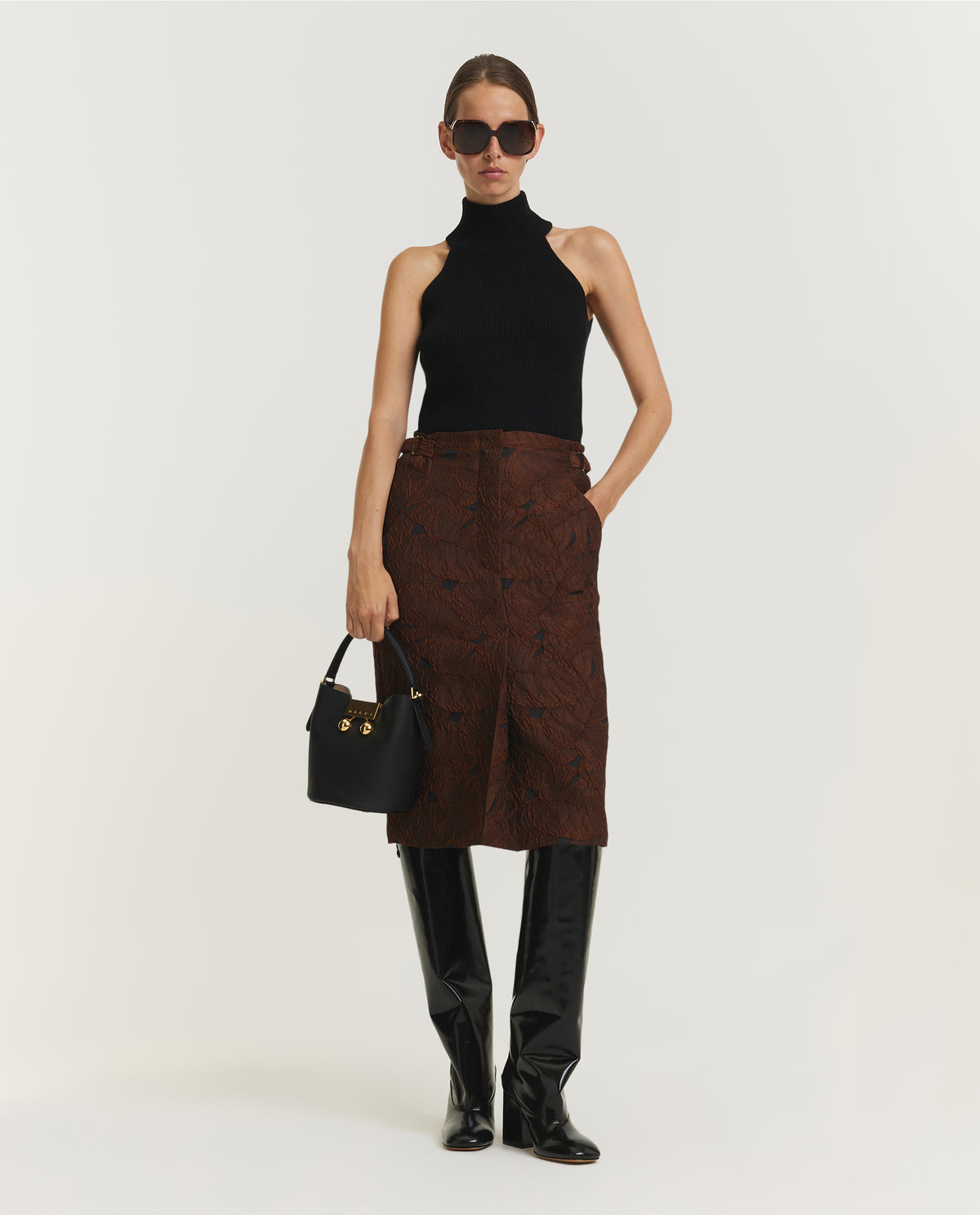 Patroon Kokerrok - Bruin