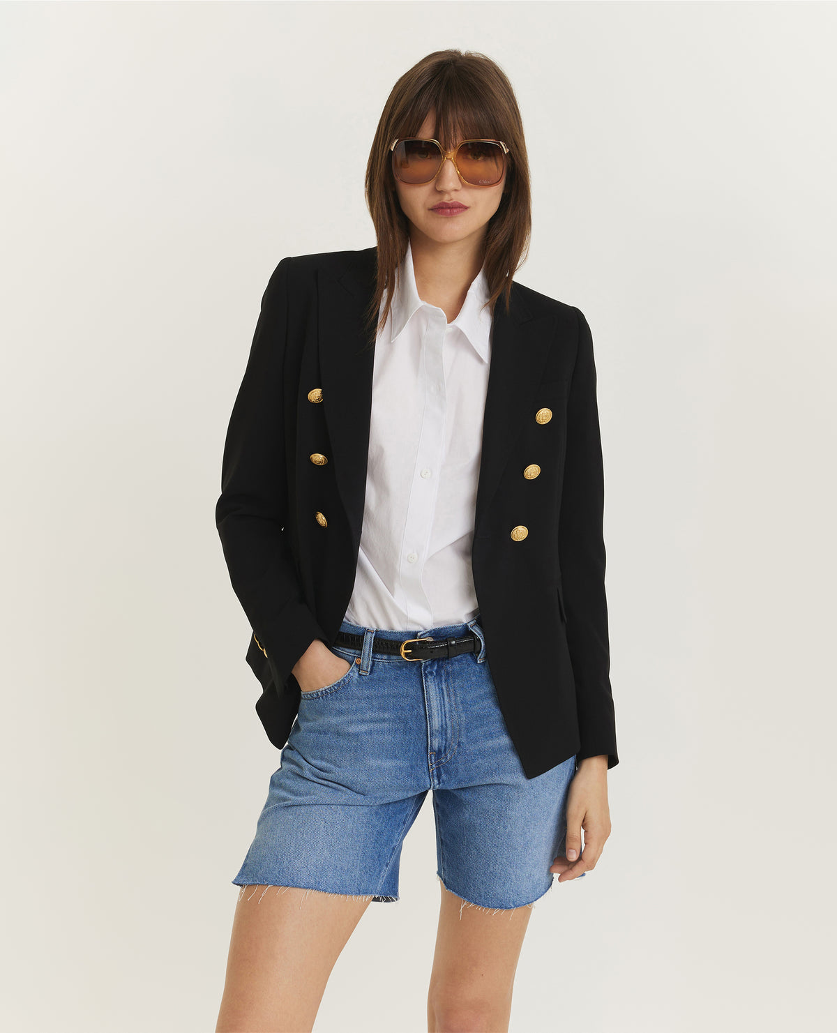 Wollen Blazer - Zwart