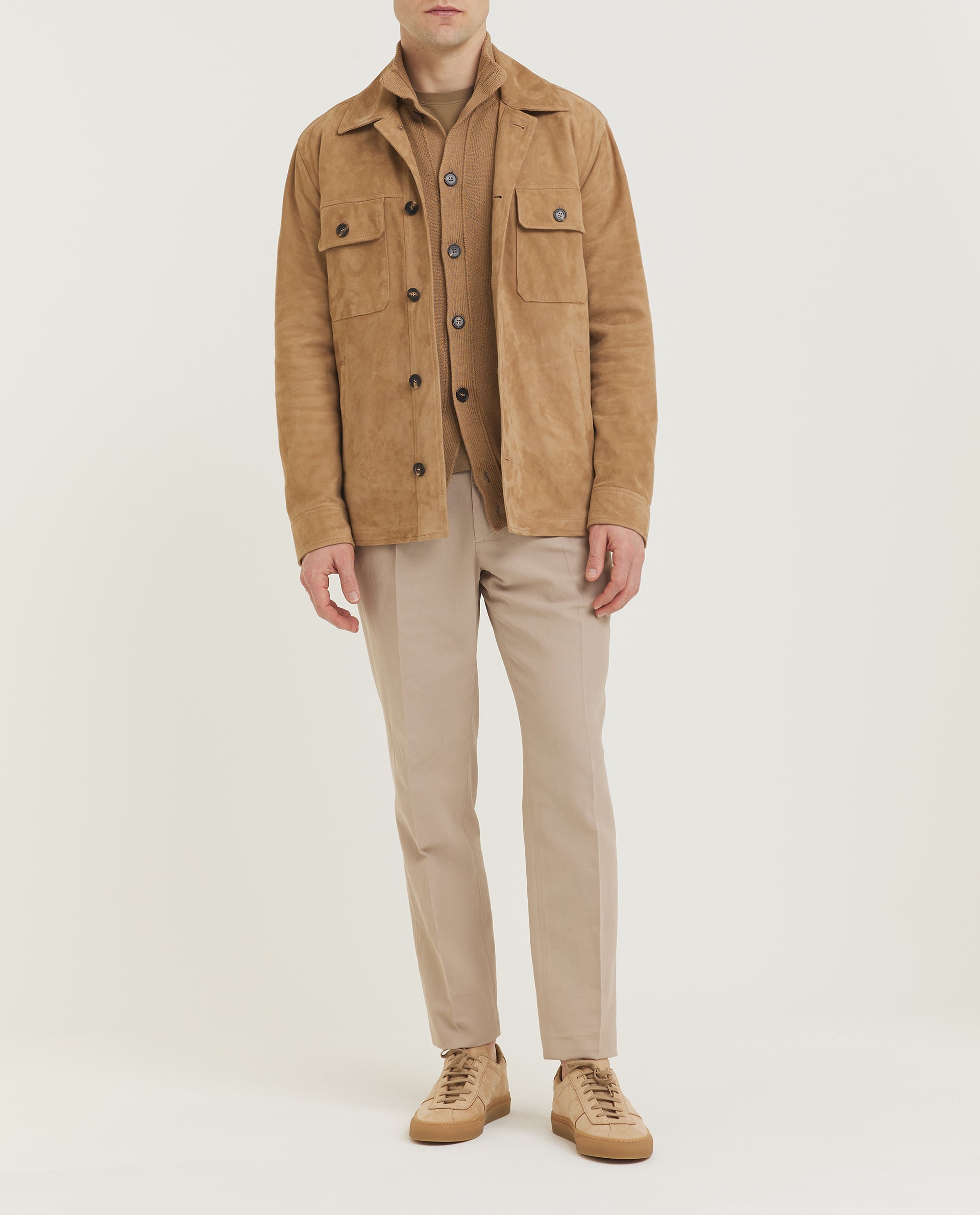 Suede Overshirt