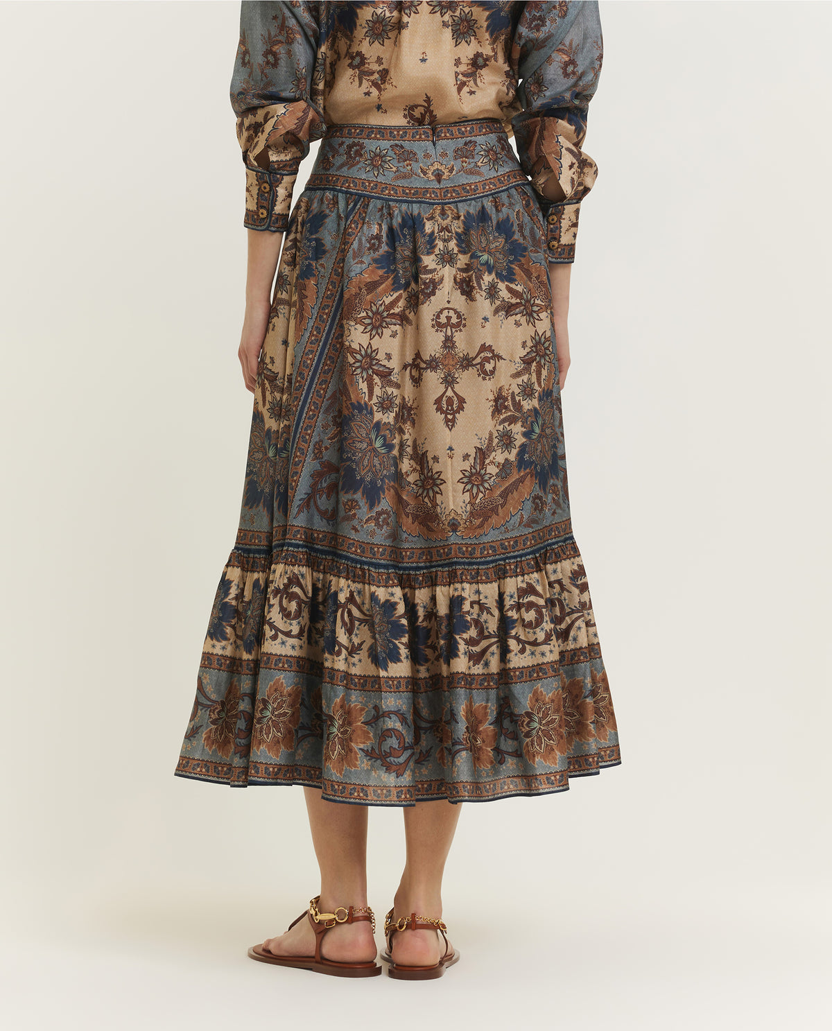 Ascension Tiered Rok - Blauw