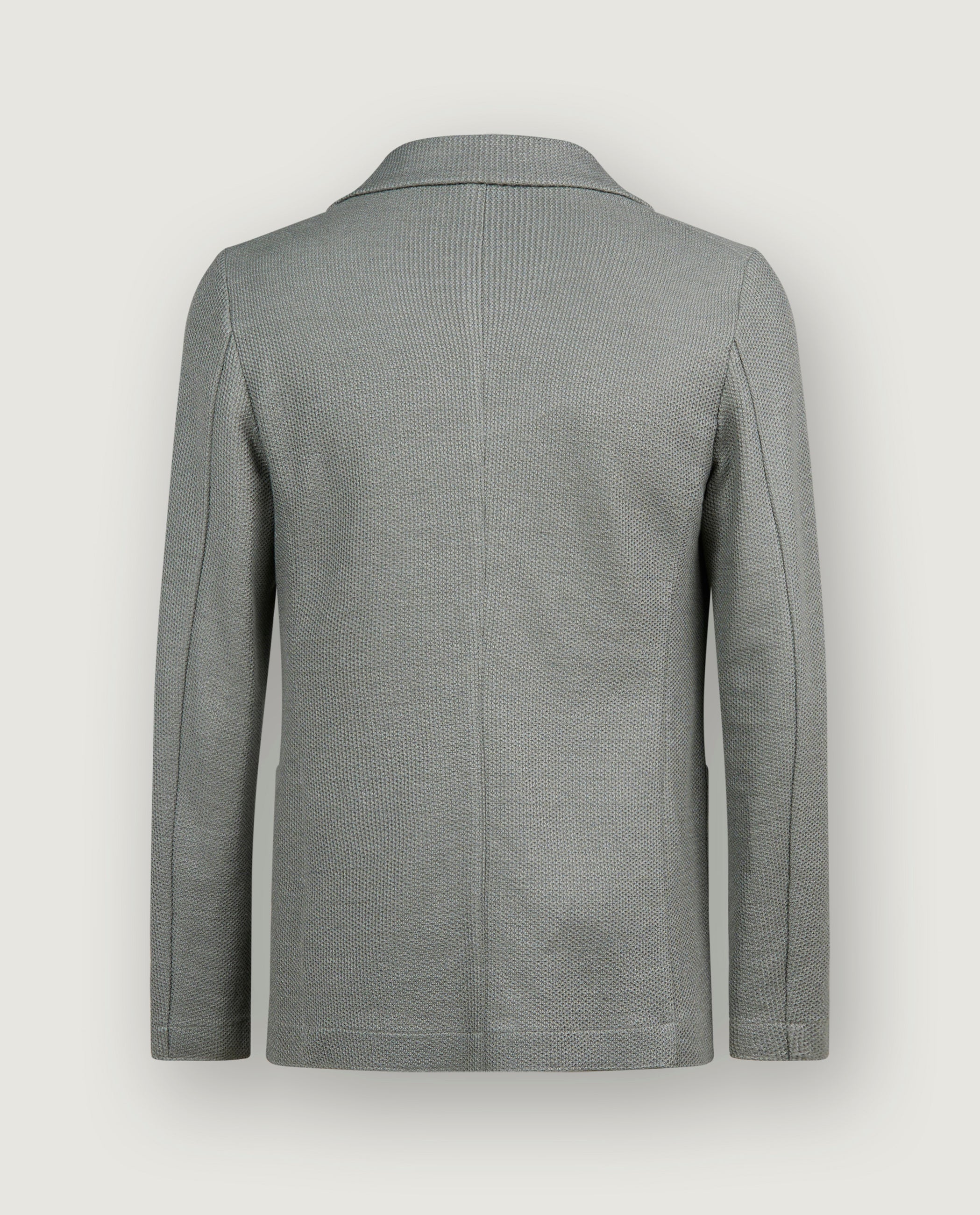 Double Breasted Honeycomb Jasje - Groen