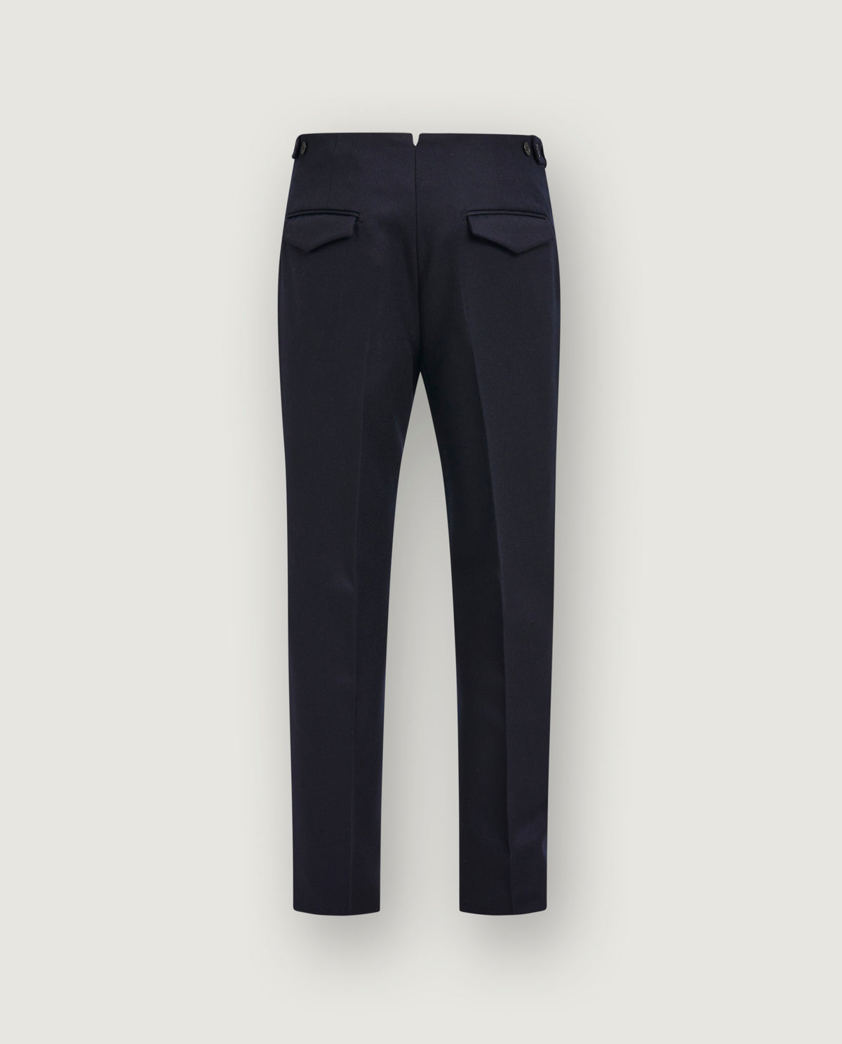 Flannel Wollen Pantalon - Donkerblauw