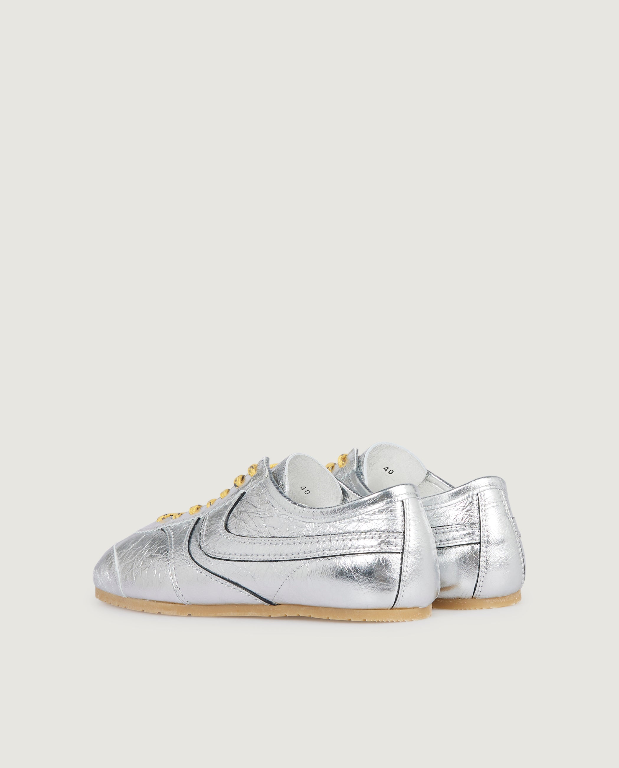 Metallic Sneakers - Zilver
