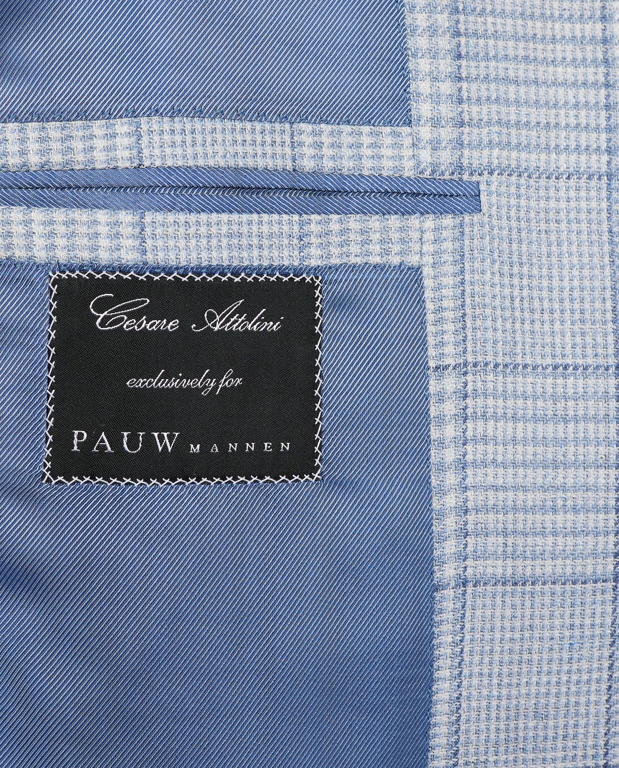 Checked Wool Blend Jacket