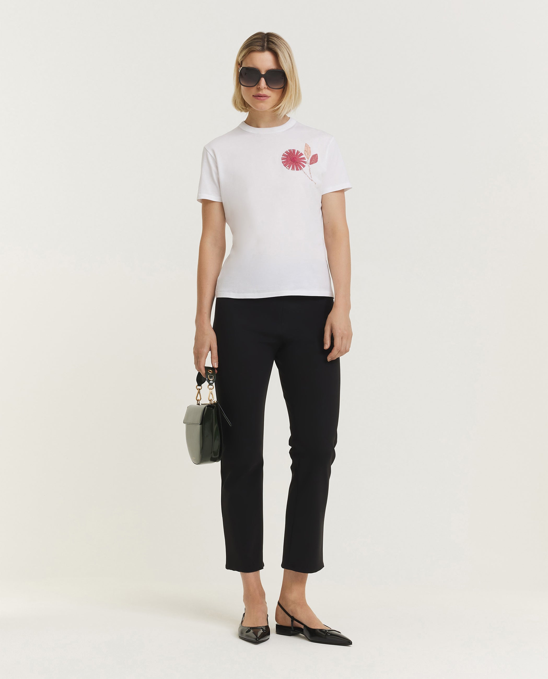 Korte Mouwen T-Shirt - Wit