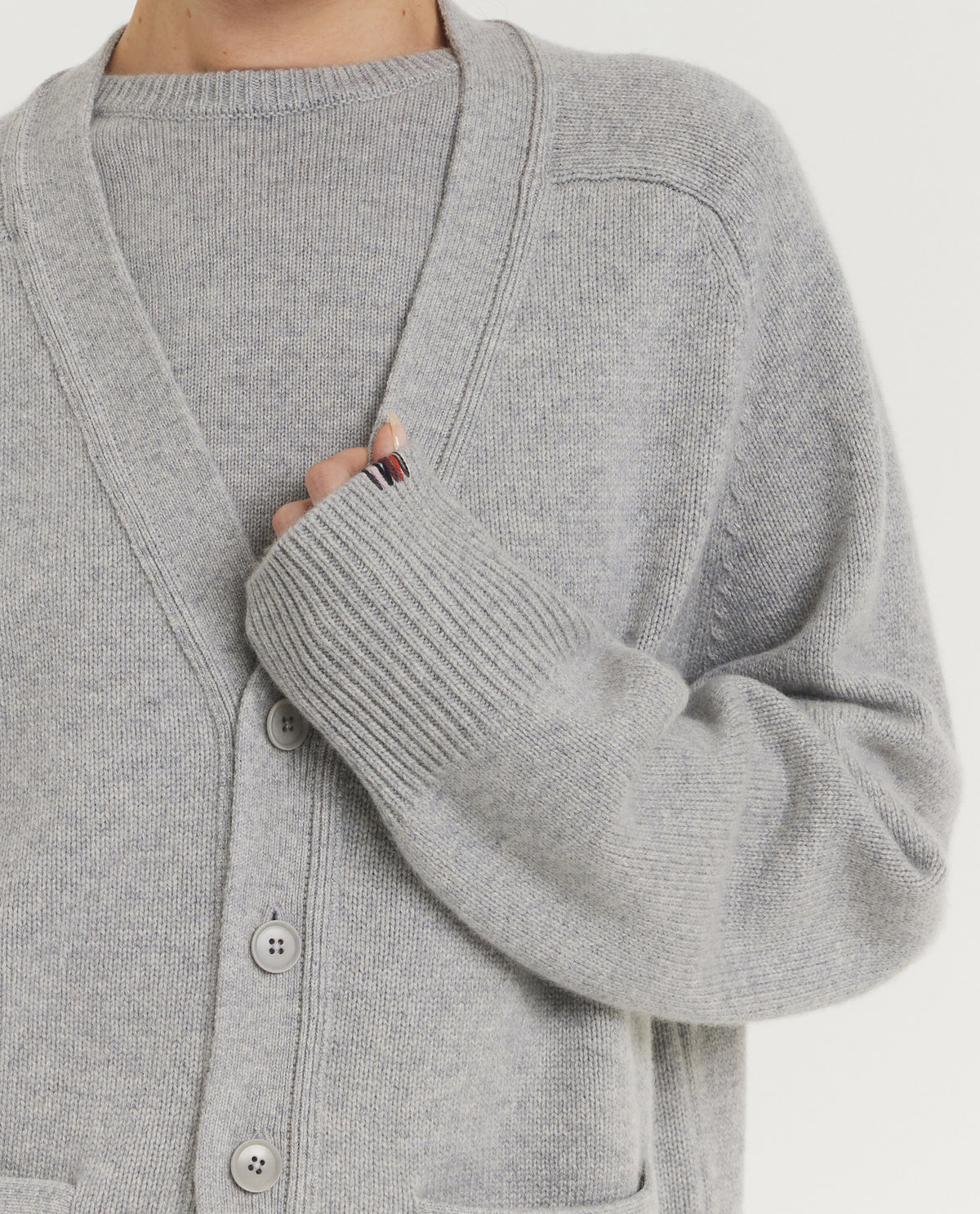 NO.437 Papili Short Vest - Lichtgrijs