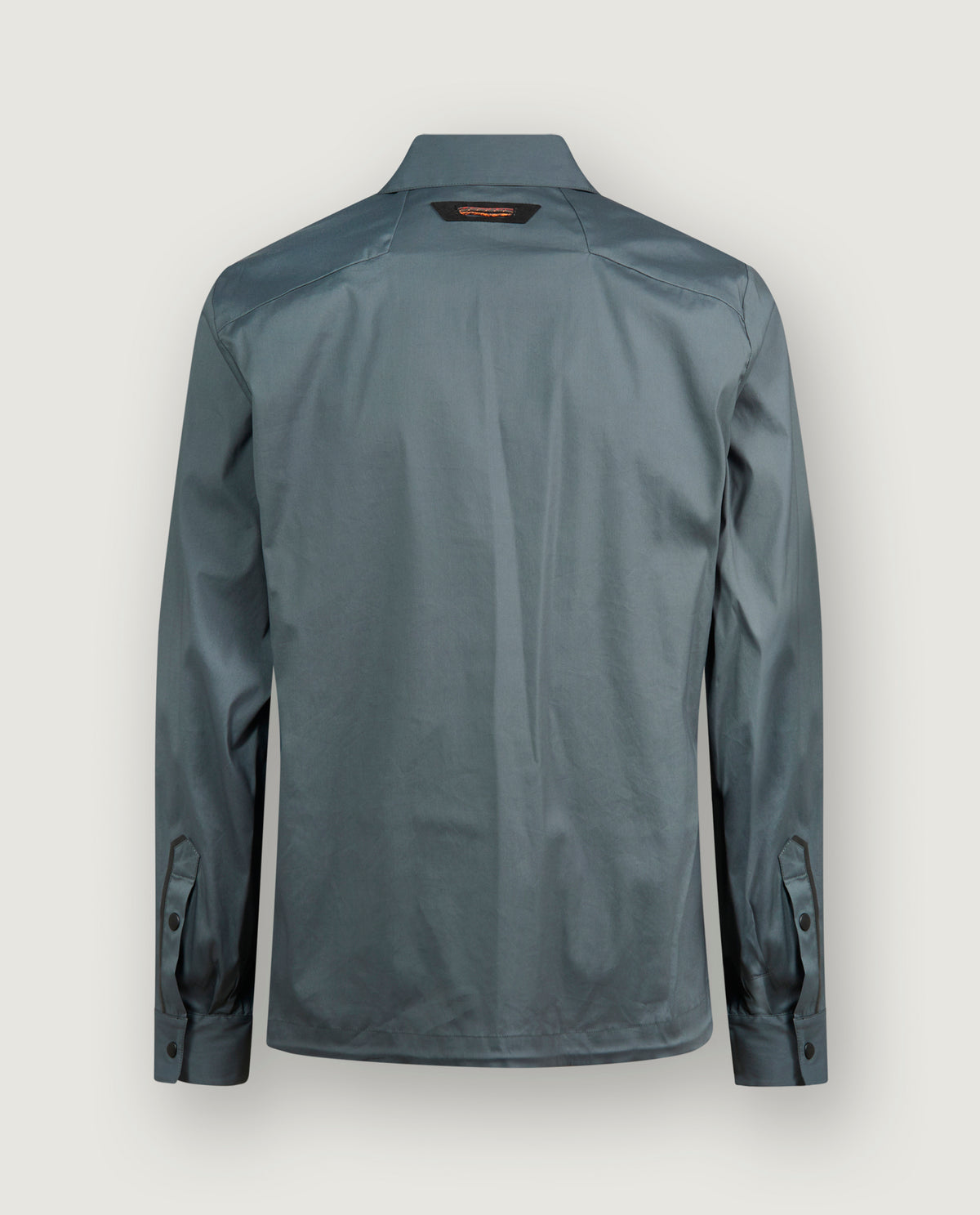Katoen Blend Overshirt - Blauw