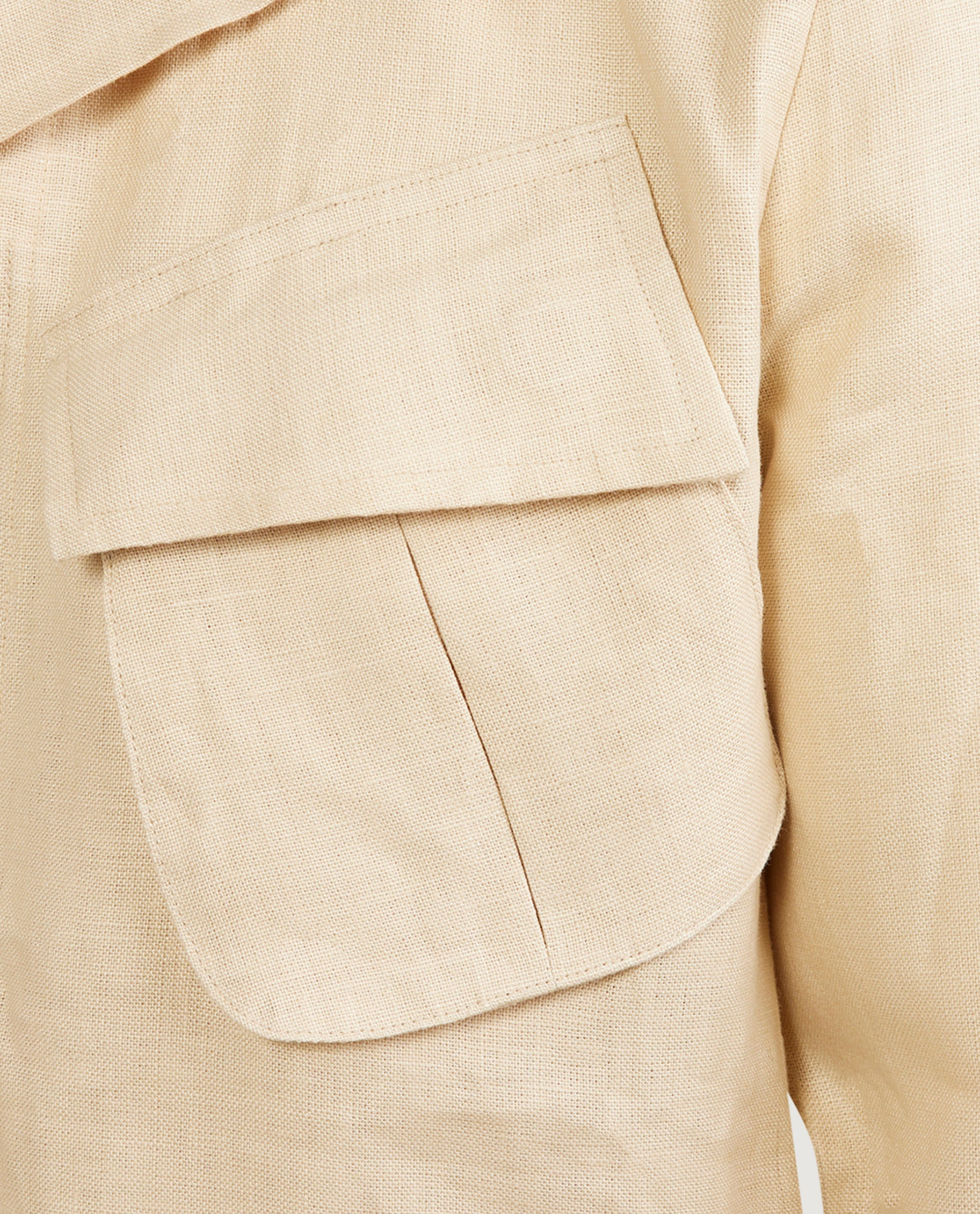 Linnen Jungle Jacket - Ecru