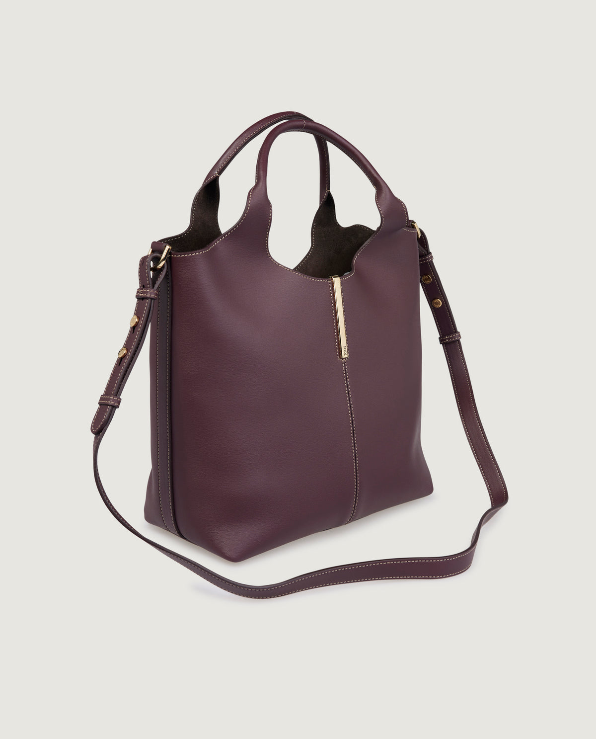 Mini Tote Shopping Tas - Paars