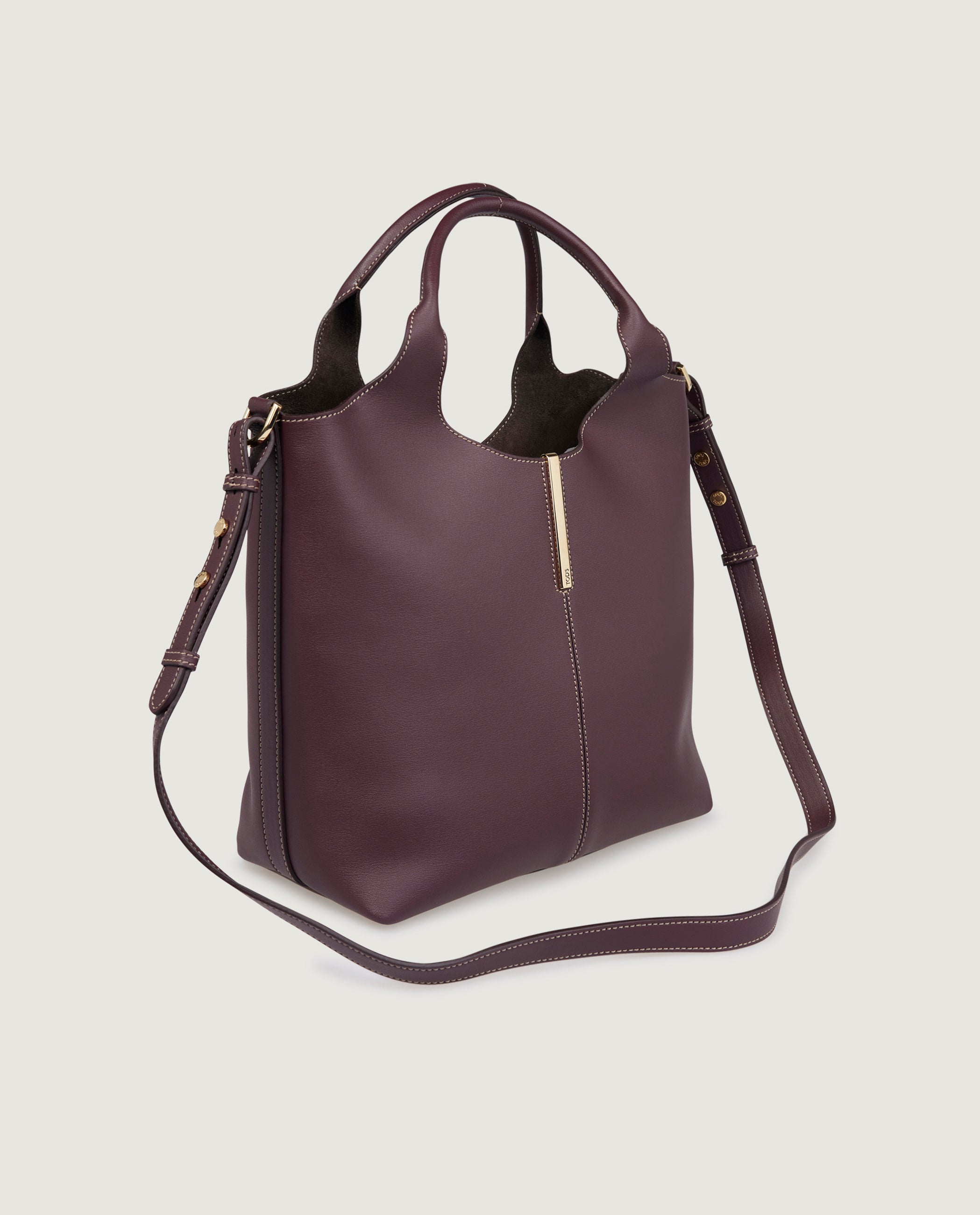 Mini Tote Shopping Tas - Paars