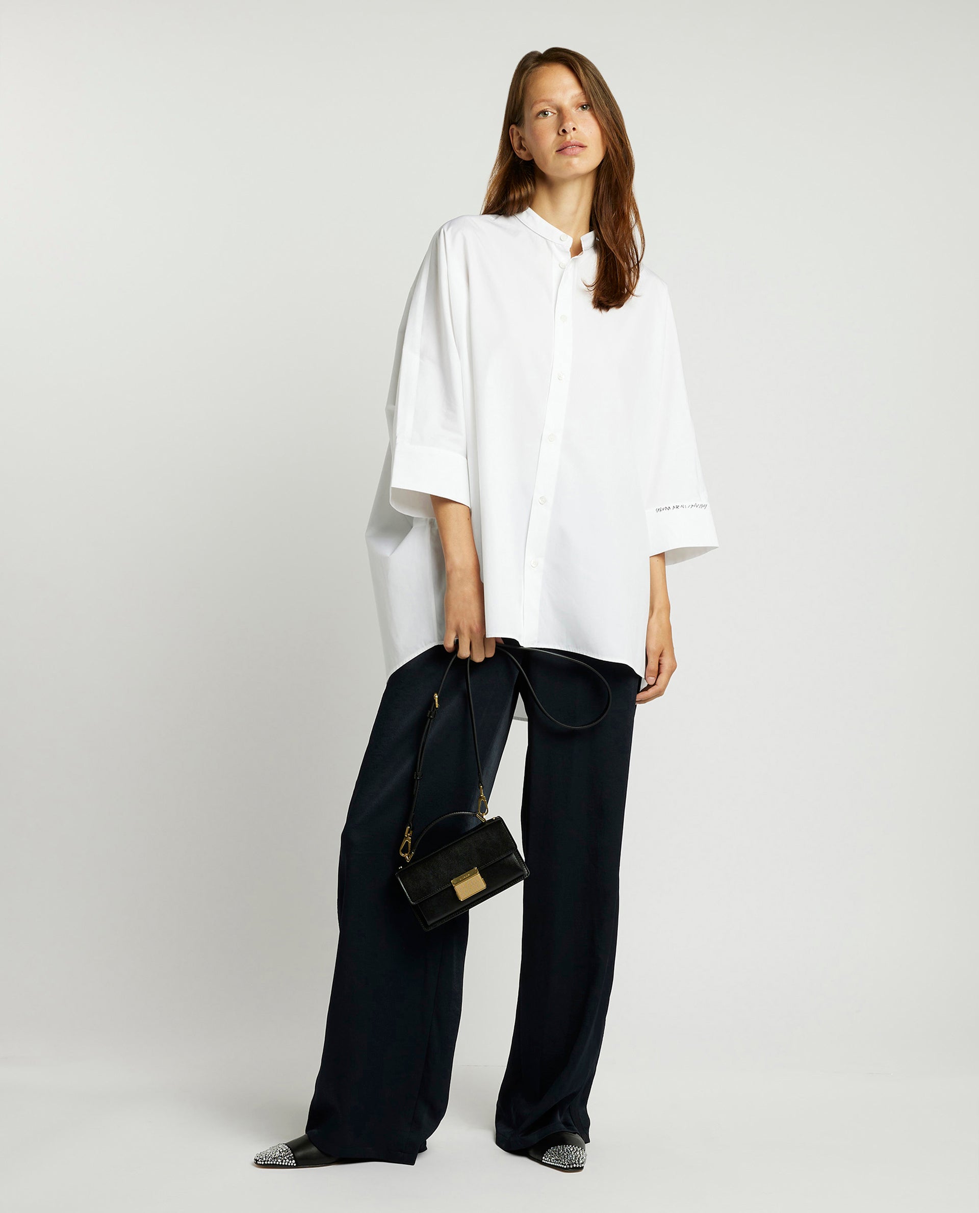 Wijde broek - Donkerblauw