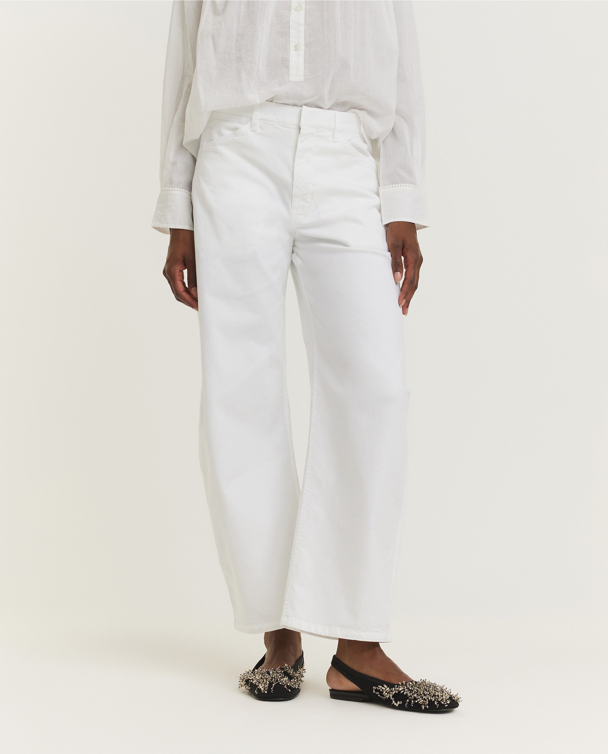 Relaxed Cotton Trousers