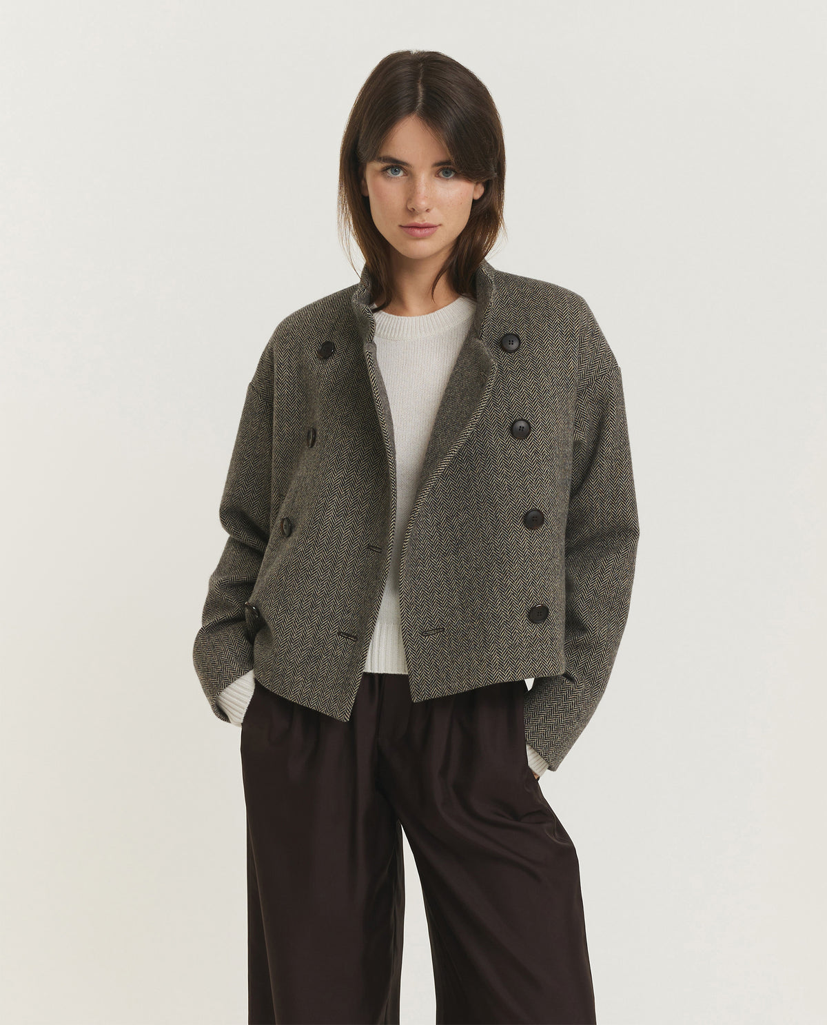 Wool Cashmere Peacoat