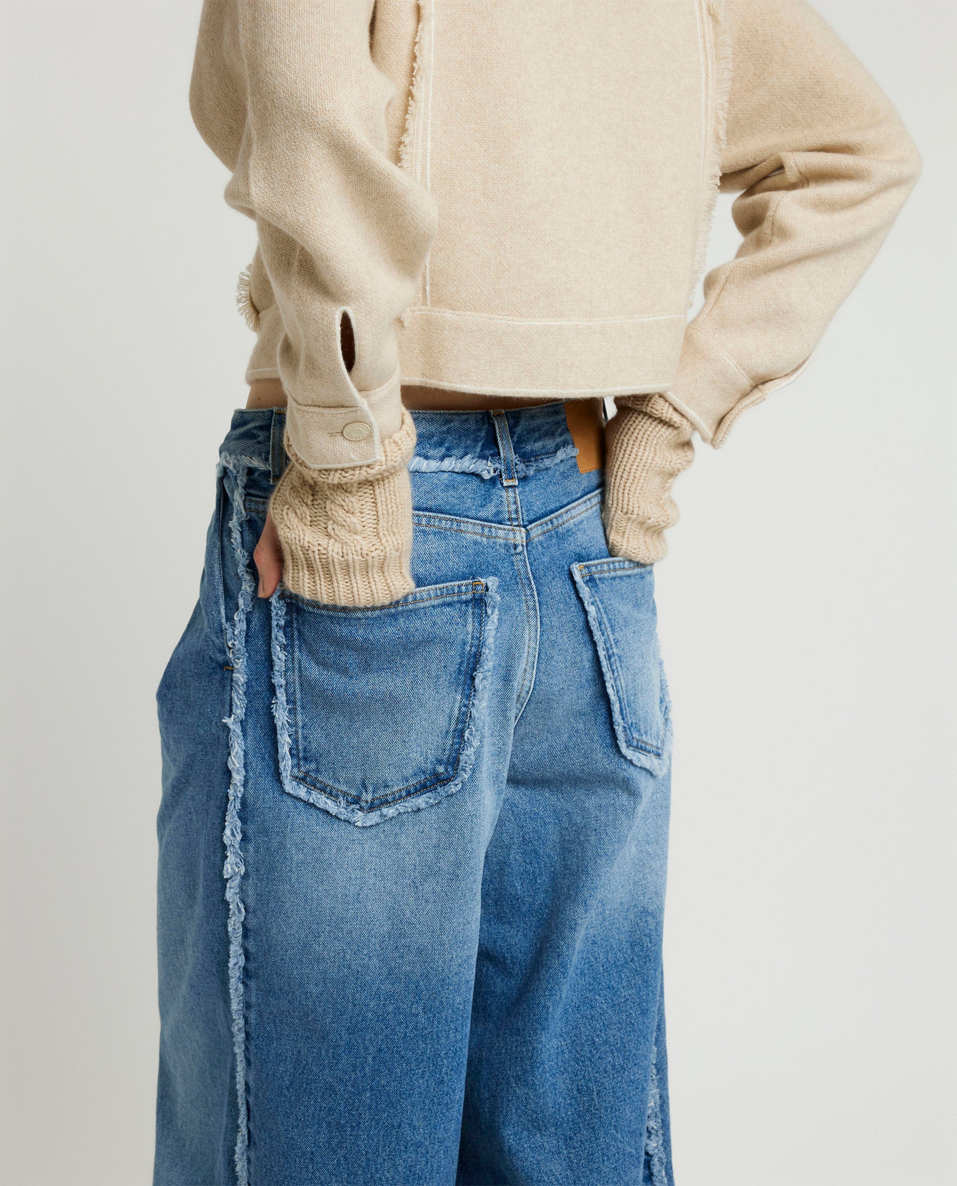 Wide leg jeans