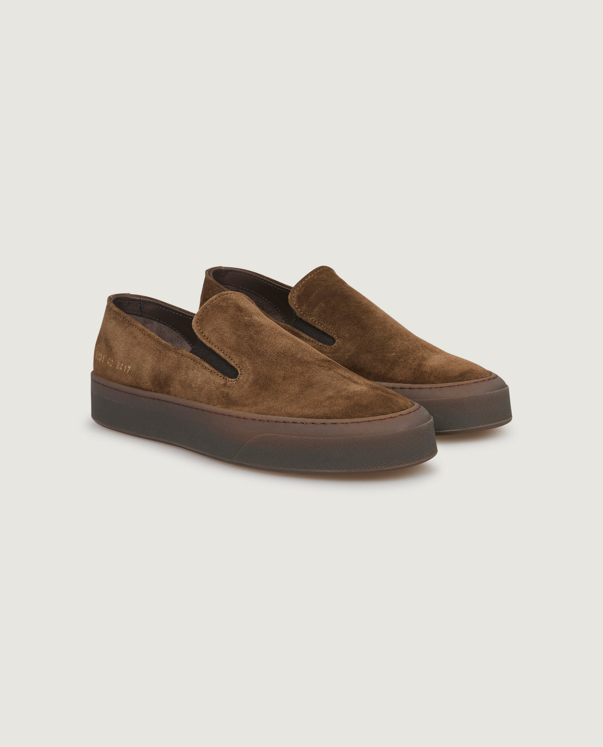 Suede Slip On Sneakers - Bruin