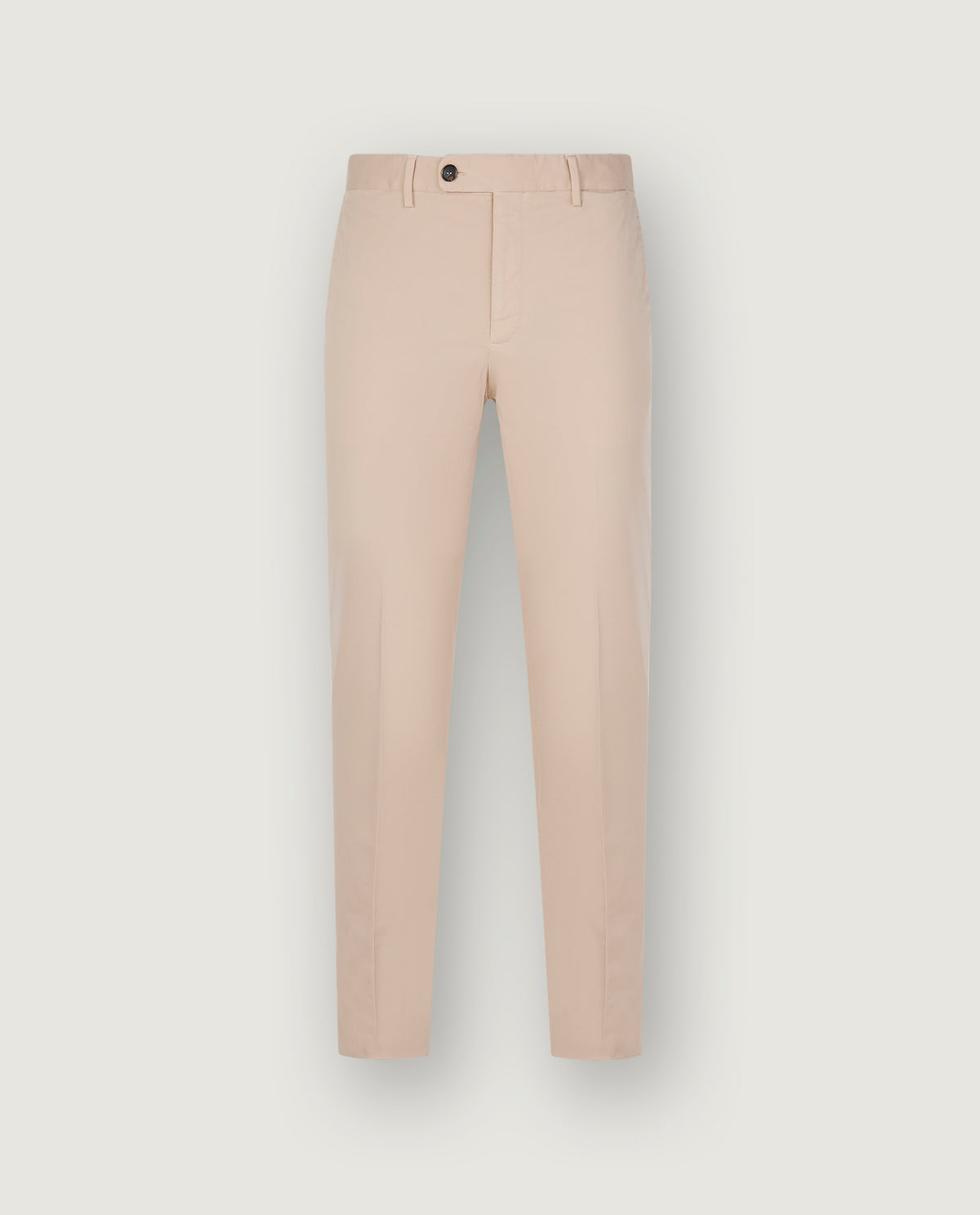 Katoen Stretch Chino - Lichtbruin