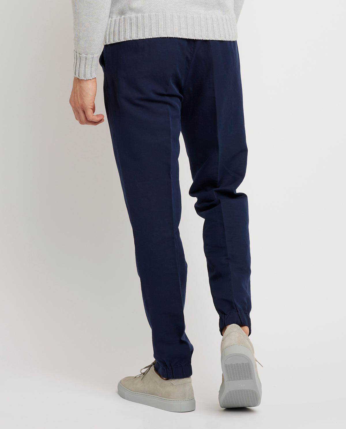 Linnen Katoenen Broek - Blauw