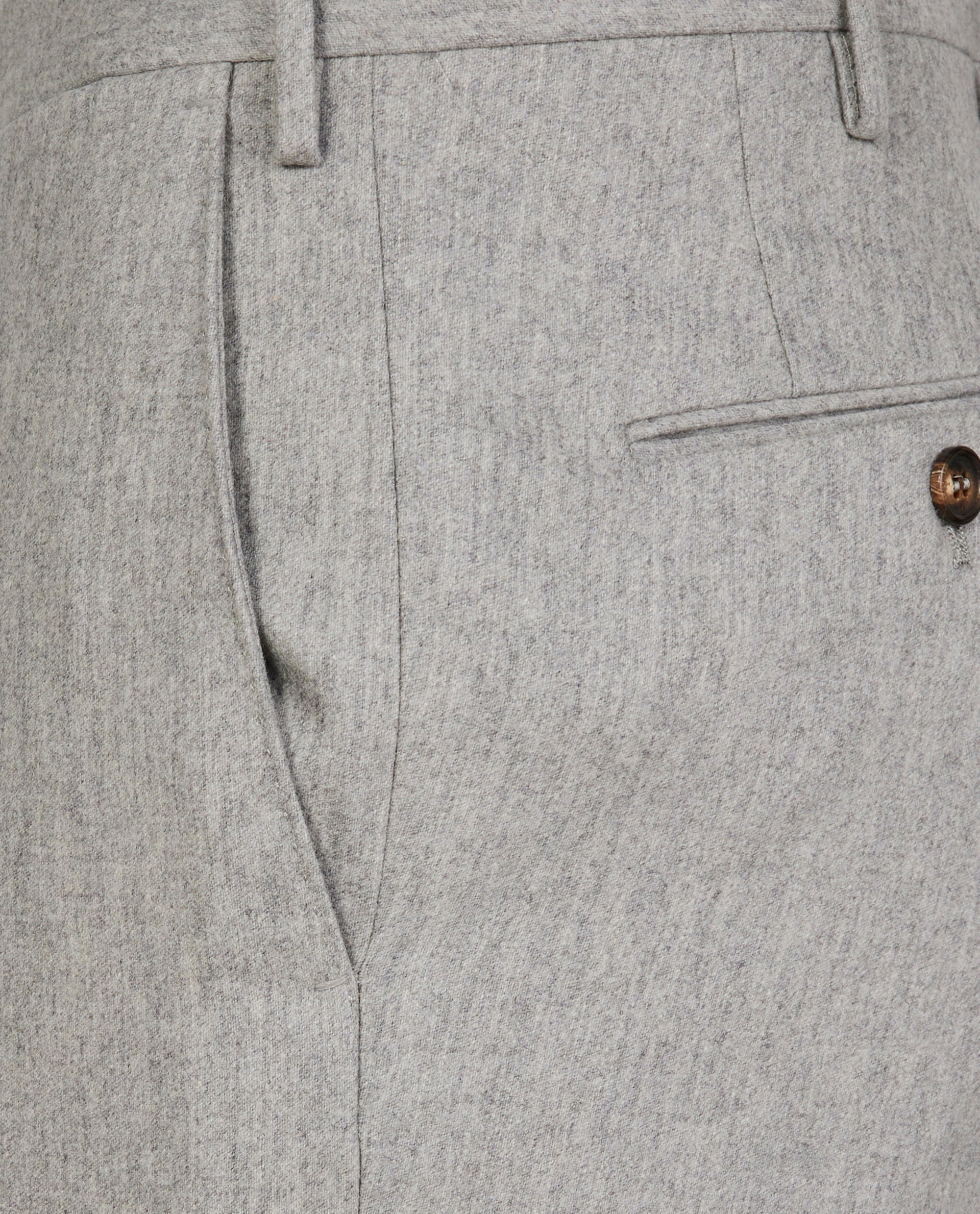 Wol Cashmere Broek - Grijs